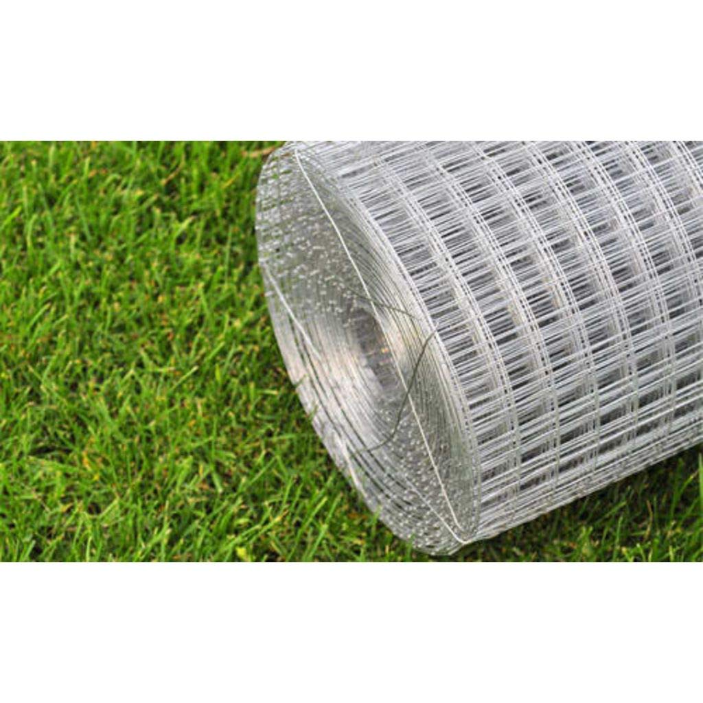 Galvanized Steel Chicken Wire Fence 82'x3' with 3
