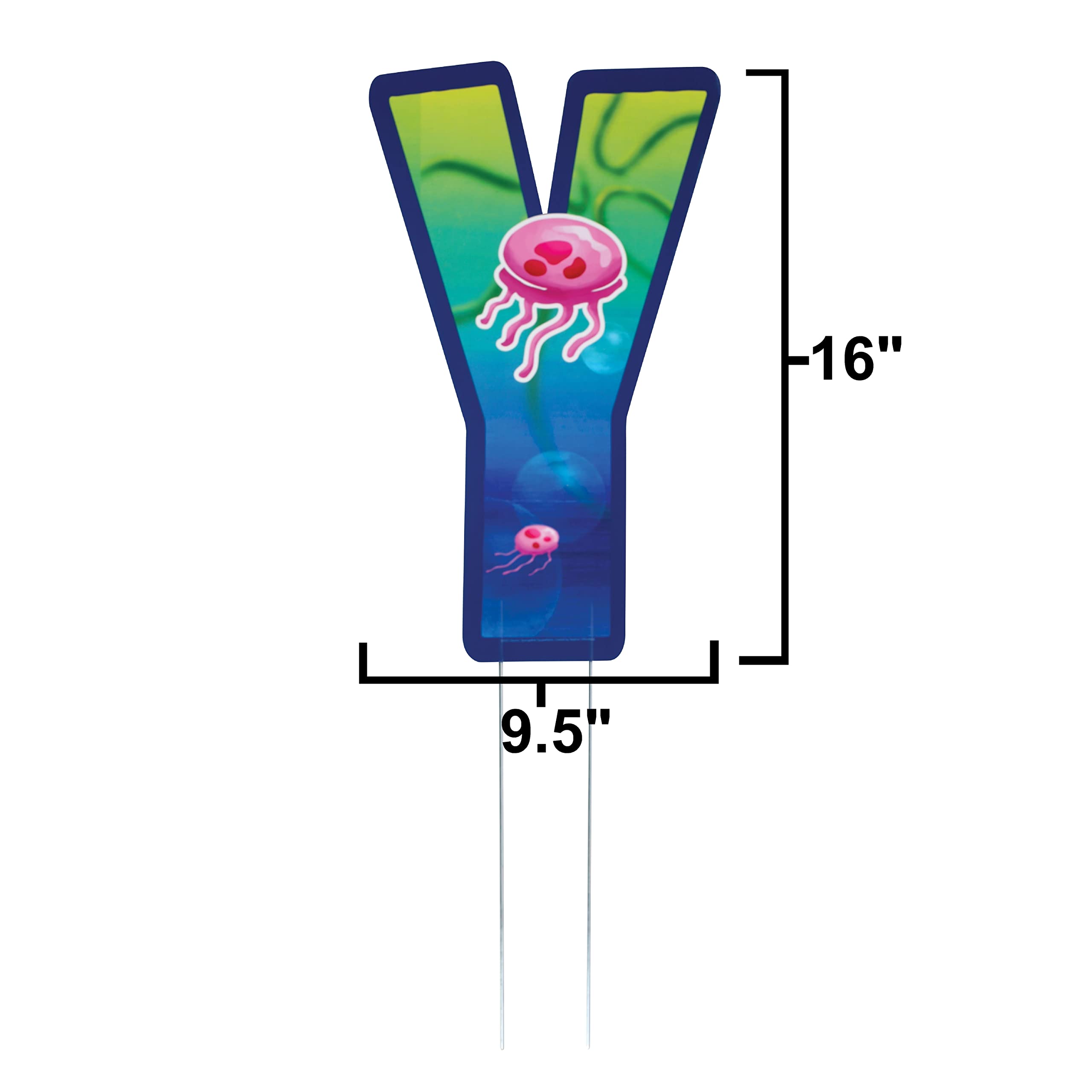 SpongeBob Happy Birthday Yard Signs with Metal Stakes - 16 Inch Large Outdoor Party Decorations for Birthday Celebrations, Backyard Parties & Special Events