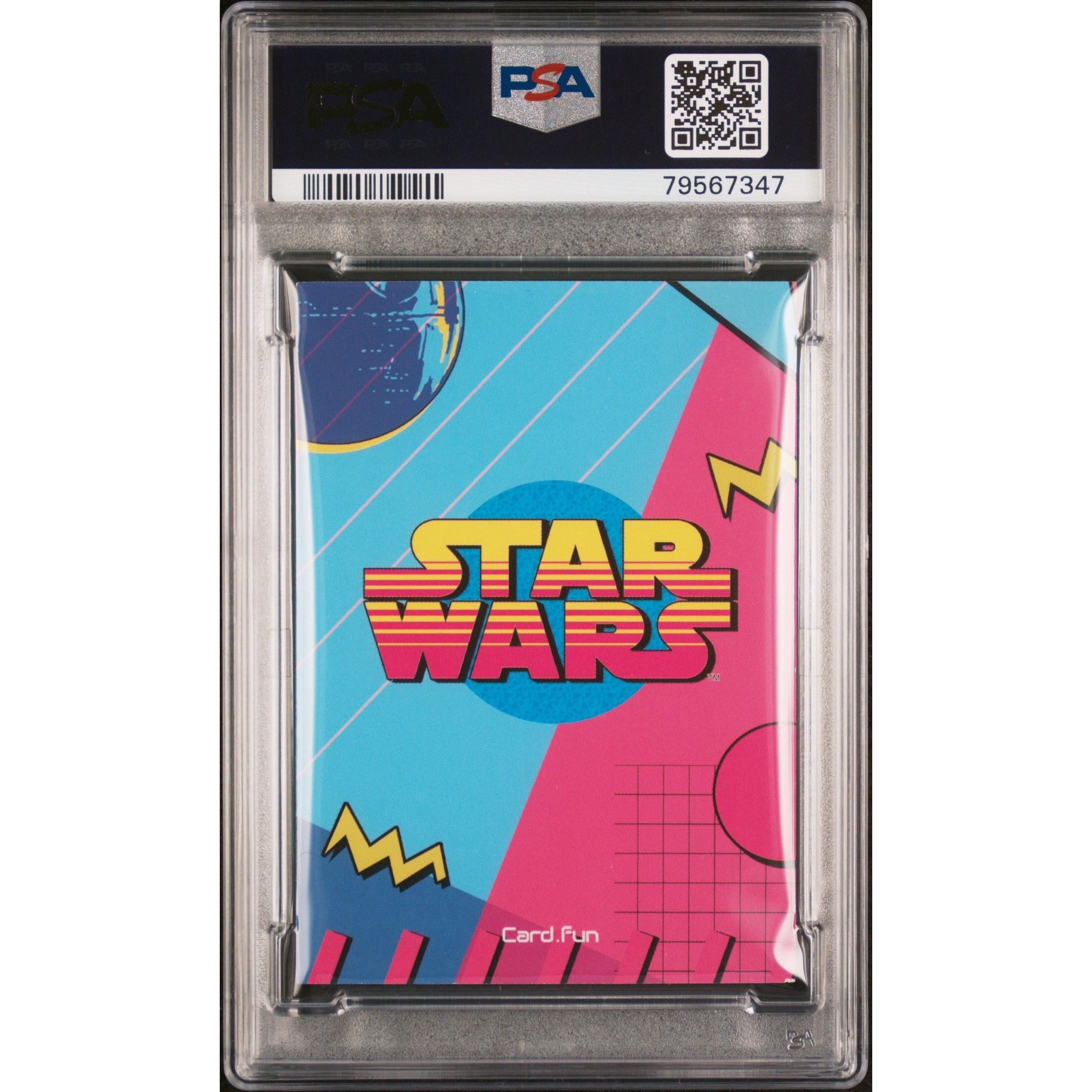 2023 Star Wars Global Art Japan Luke Skywalker 091 PSA 7 Graded Card - Rare Collectible for Display, Investment & Star Wars Memorabilia Enthusiasts