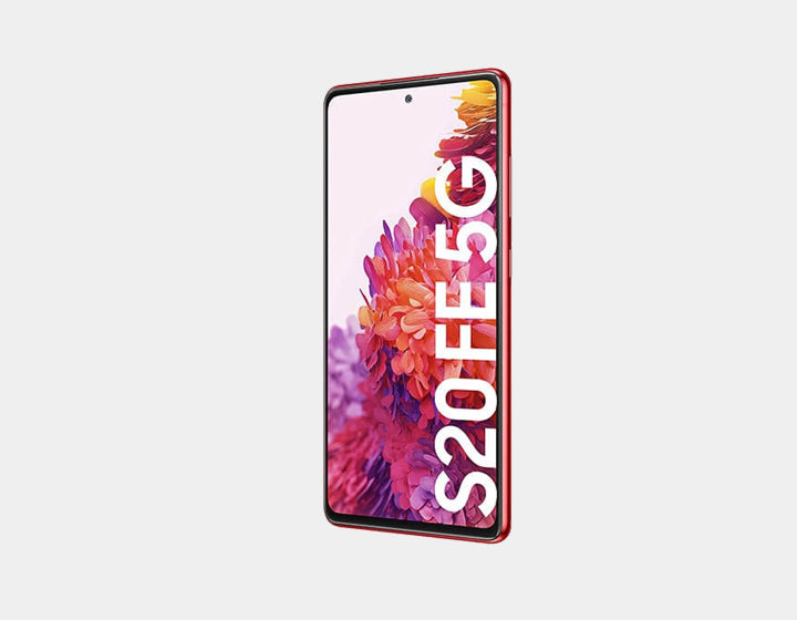 Samsung Galaxy S20 FE 5G Unlocked Smartphone - 128GB Storage, 8GB RAM, GSM Compatible (Cloud Red) | Perfect for Streaming, Gaming & Photography