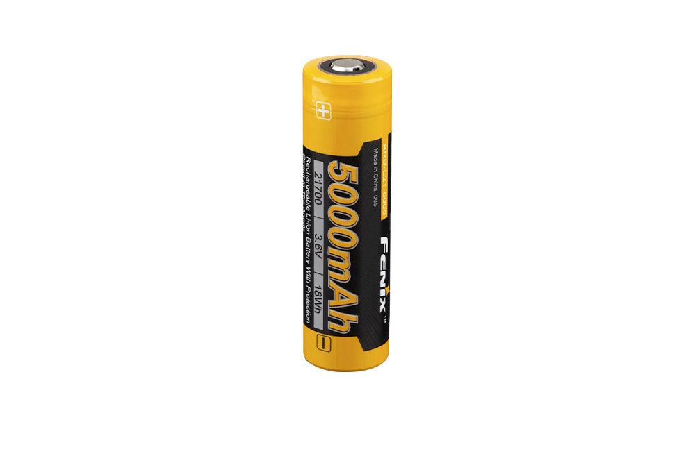 Fenix 21700 Rechargeable Li-ion Battery 5000mAh V2 - High Capacity Power for Flashlights, Headlamps & Outdoor Gear | Long Lasting USB-C Rechargeable Battery for Camping, Hiking & Emergency Preparedness