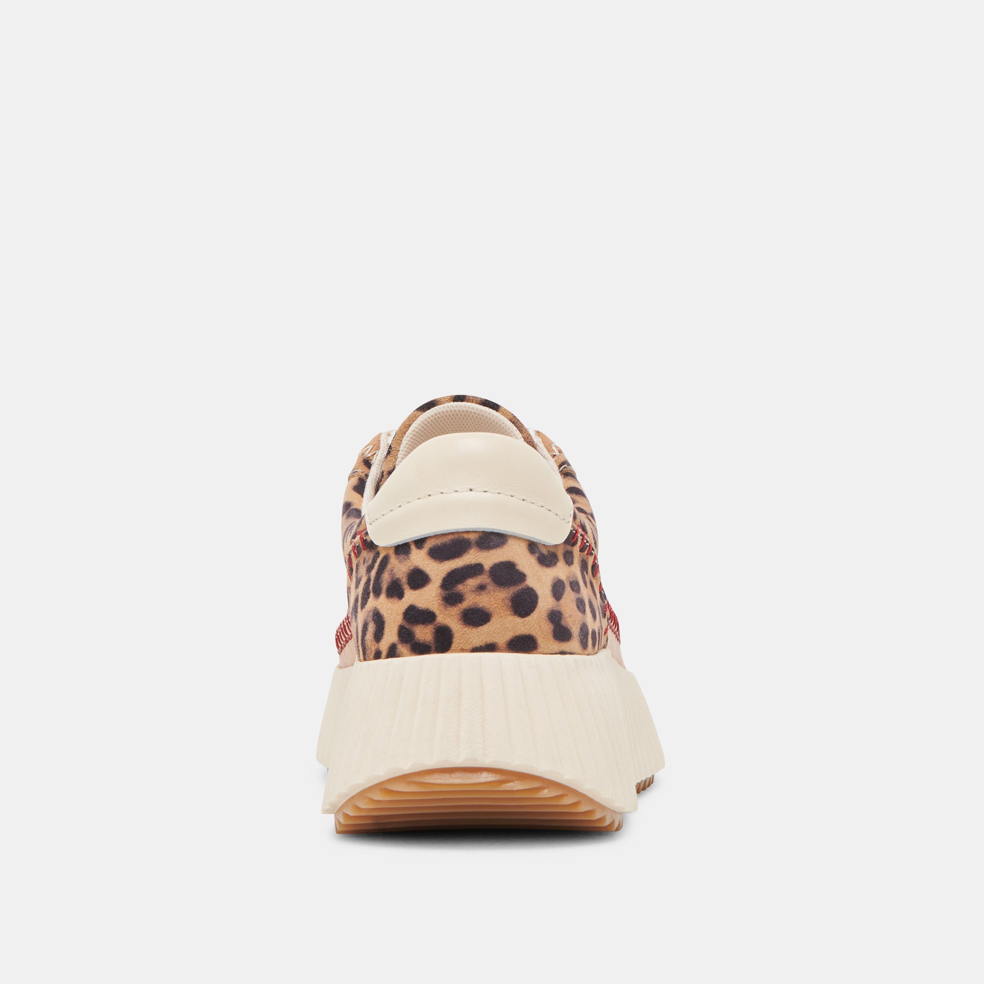 DOLEN Women's Leopard Print Suede Sneakers - Fashionable Comfortable Walking Shoes for Casual Outfits & Daily Wear