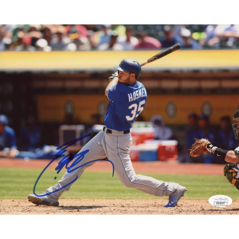 Eric Hosmer Autographed 8x10 Photo with JSA COA - Kansas City Royals & San Diego Padres MLB Memorabilia - Perfect for Sports Collectors, Man Cave Decor, and Fan Gifts