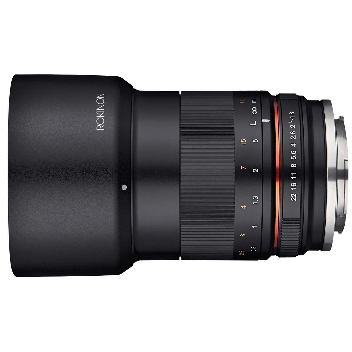 Rokinon 85mm f/1.8 Manual Focus Lens for Sony E Mount Nex Series Cameras - Black | Portrait & Low Light Photography