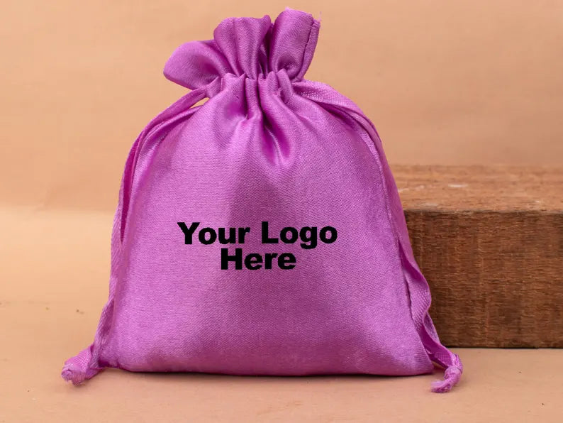 100 Luxury Lavender Satin Gift Pouches for Jewelry, Wedding Favors & Party Decor - Elegant Organza Drawstring Bags for Bridesmaid Gifts, Baby Showers & Special Occasions
