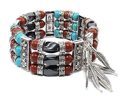 Bohemian Cuff Bracelet for Women - Handmade Beaded Southwestern Style Jewelry - Perfect for Festival, Beach, and Boho Fashion Outfits