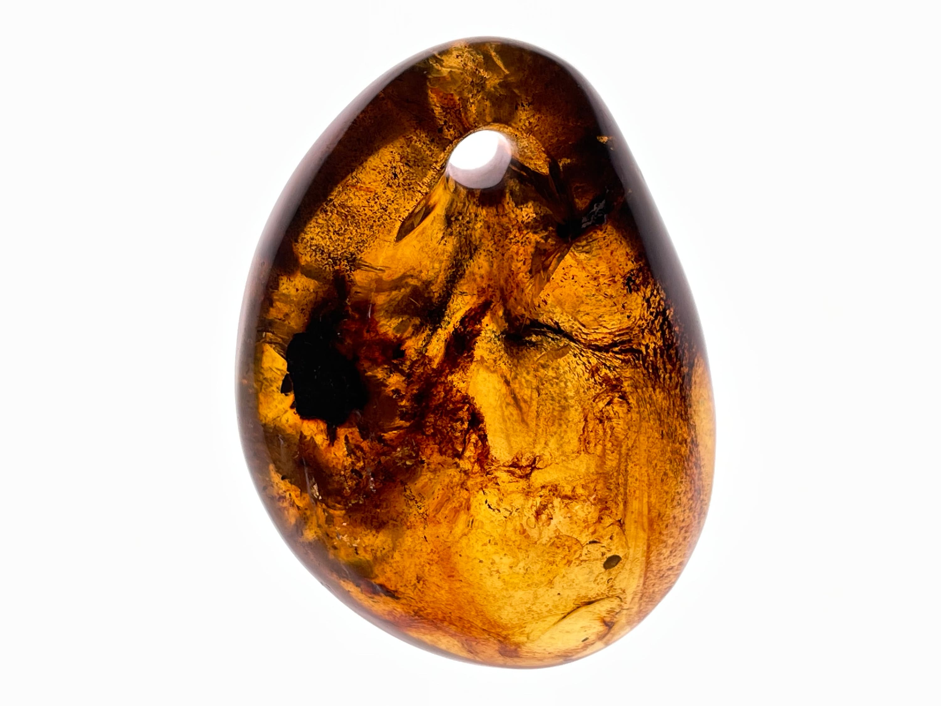 Mexican Amber Crystal Pendant Necklace - Handmade Healing Jewelry with Natural Stones for Chakra Balancing & Spiritual Wellness | Gift for Women, Meditation & Energy Healing Accessory