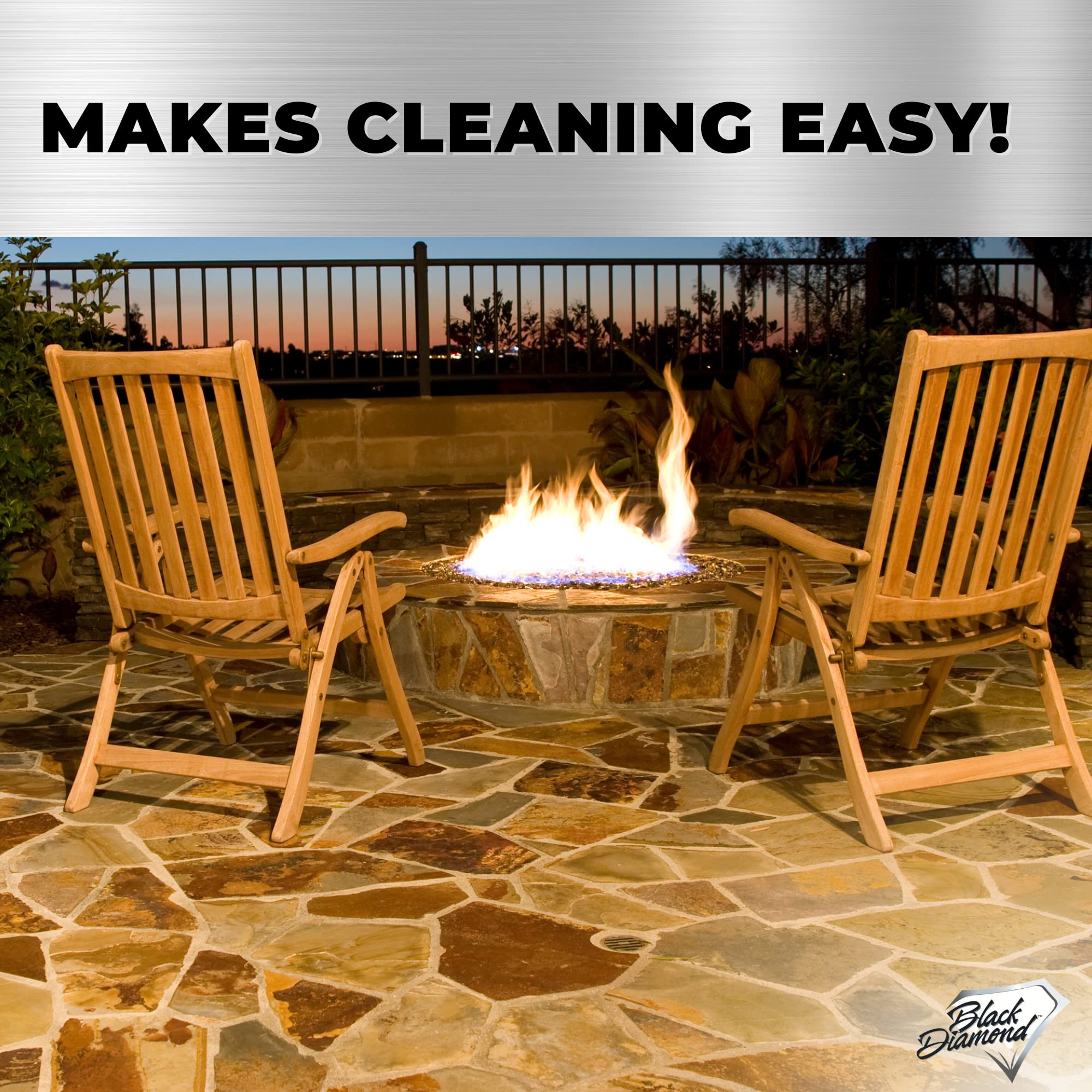 Premium Color Enhancer & Sealer for Natural Stone & Pavers - Enhances Marble, Travertine, Limestone, Granite, Slate, Concrete, Grout, Brick & Block - Ideal for Patios, Walkways & Outdoor Landscaping Surfaces
