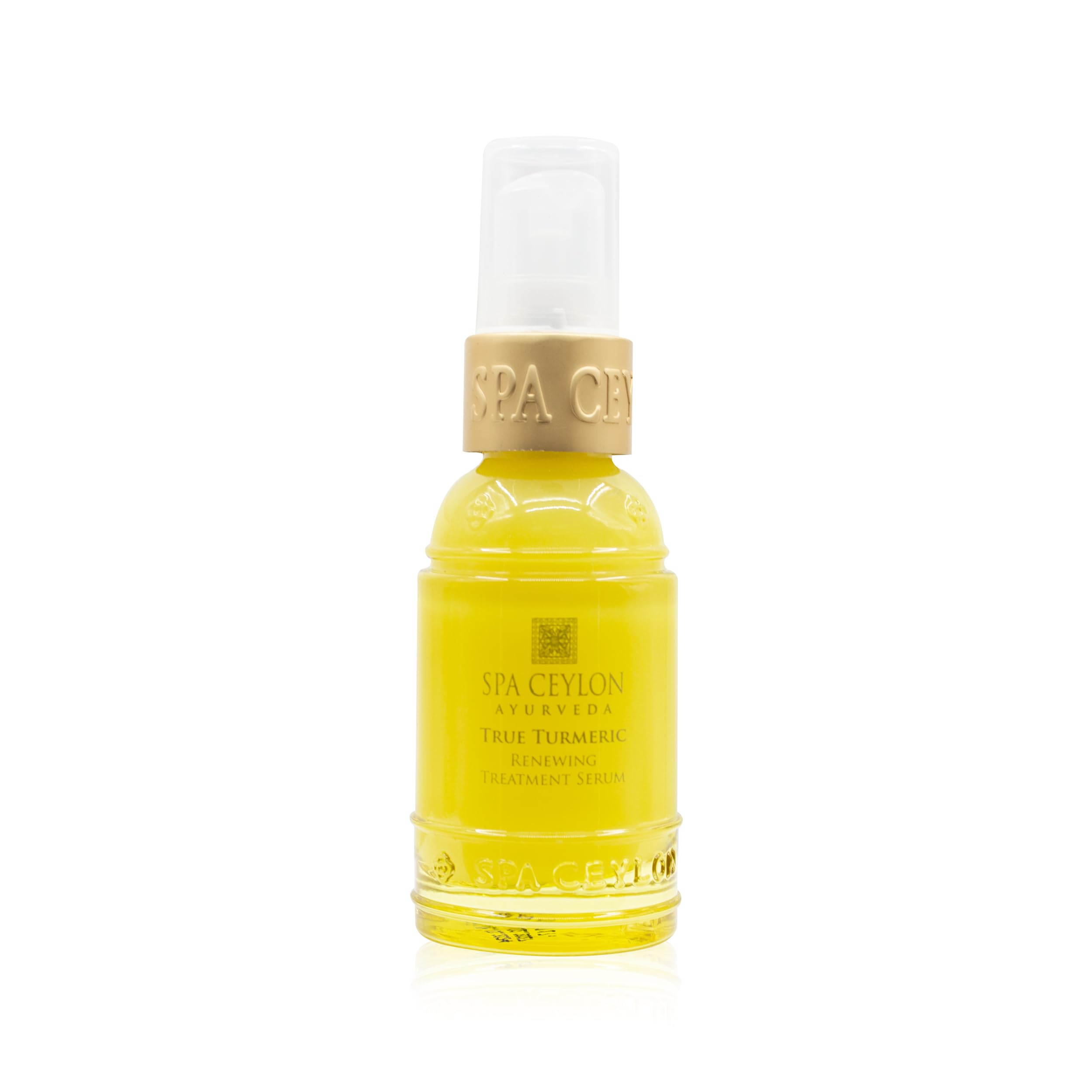 SPA CEYLON True Turmeric Vitamin C Glow Renewing Treatment Serum - Overnight Repair for Dull Skin, Natural Acne Treatment & Brightening Facial Serum | Best for Normal to Pigmented Skin | Use for Night Skincare Routine & Morning Glow Boost