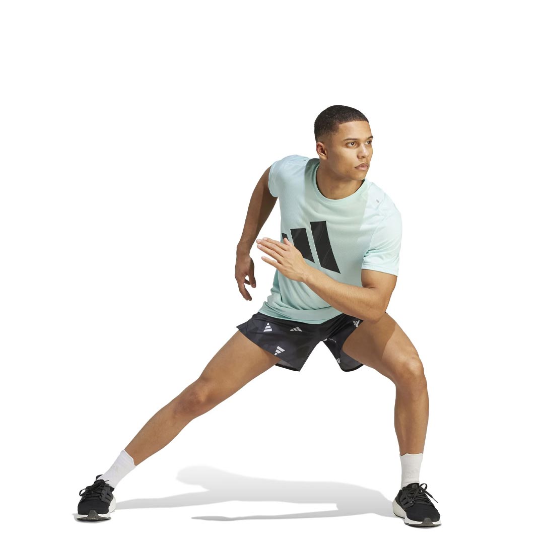 **Adidas Men's Run It 5 Running Shorts (HZ4510) - Lightweight, Breathable & Comfortable for Workouts, Jogging & Gym**