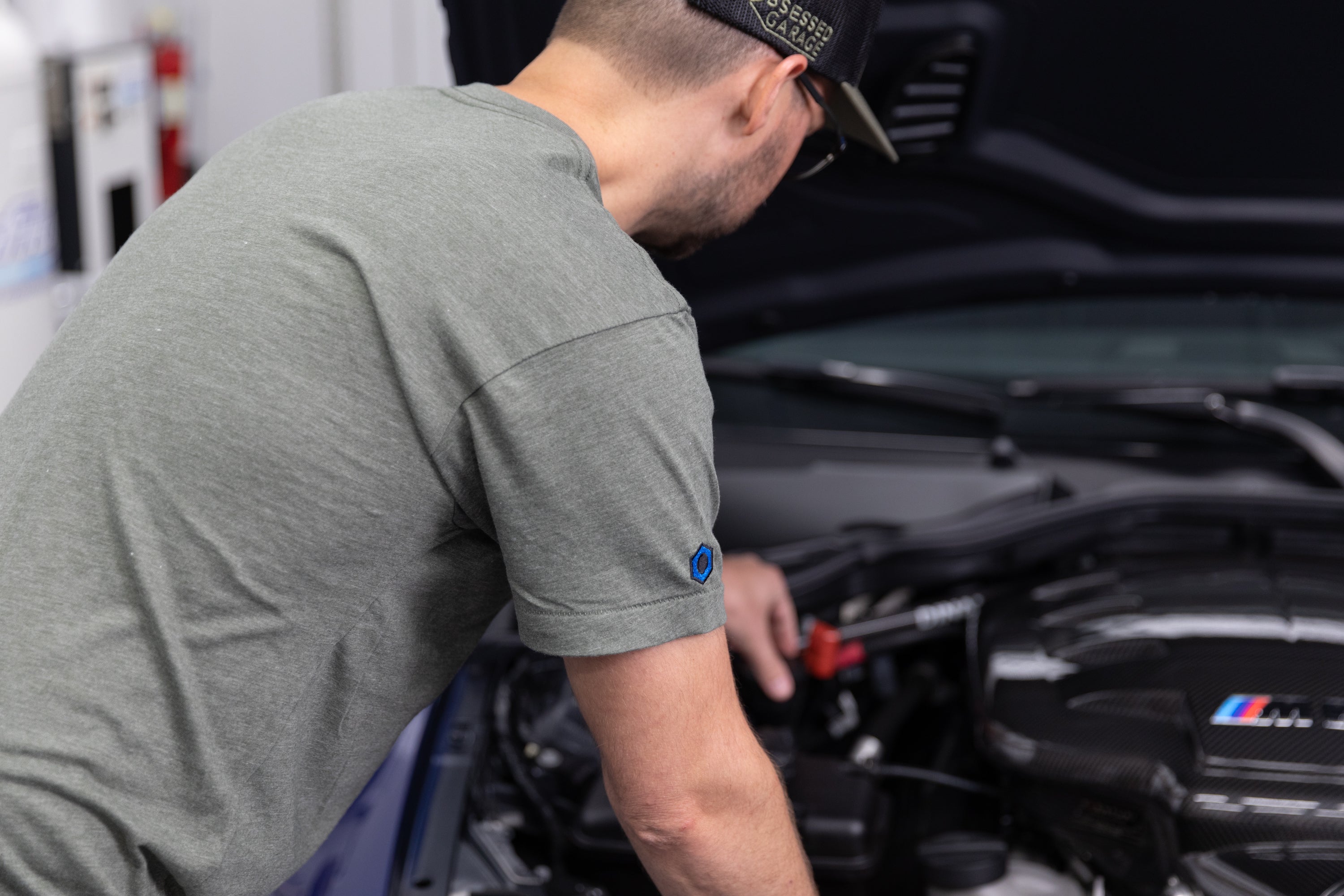 Obsessed Garage Logo T-Shirt - Premium Cotton Unisex Tee for Car Enthusiasts - Perfect for Car Shows, Meetups & Casual Wear