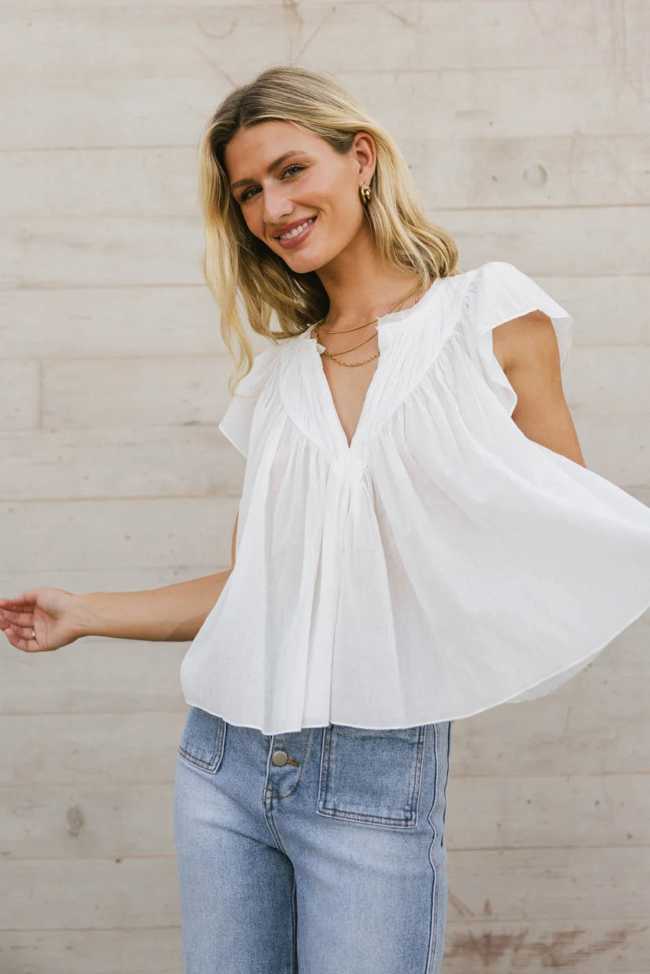 Ophelia Blouse Women's Elegant Floral Print Top | Final Sale | Perfect for Office Wear, Date Nights & Special Occasions