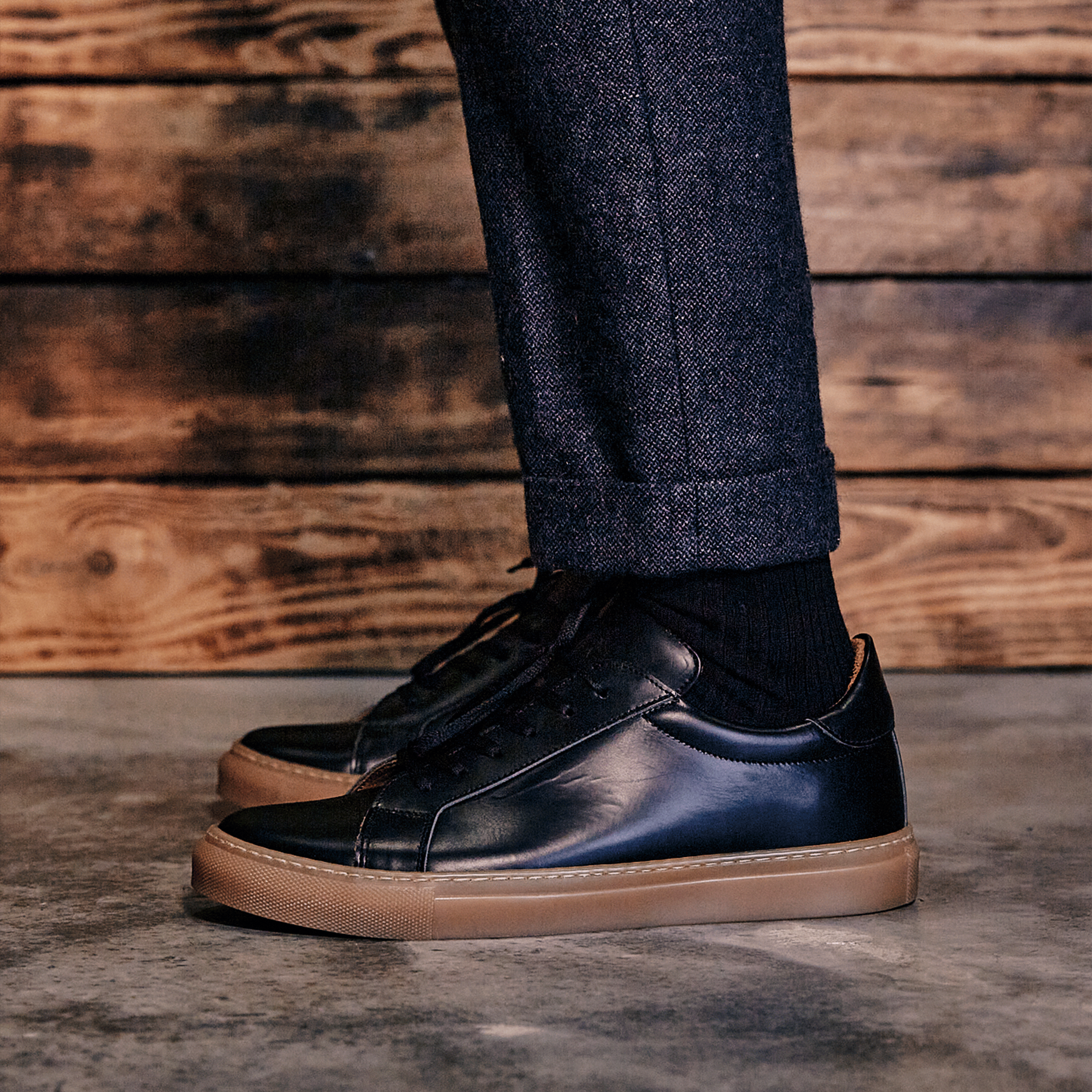 ANCOATS GUM & BLACK - Stylish and Durable Sneakers for Men & Women | Perfect for Casual Wear, Running, and Outdoor Activities