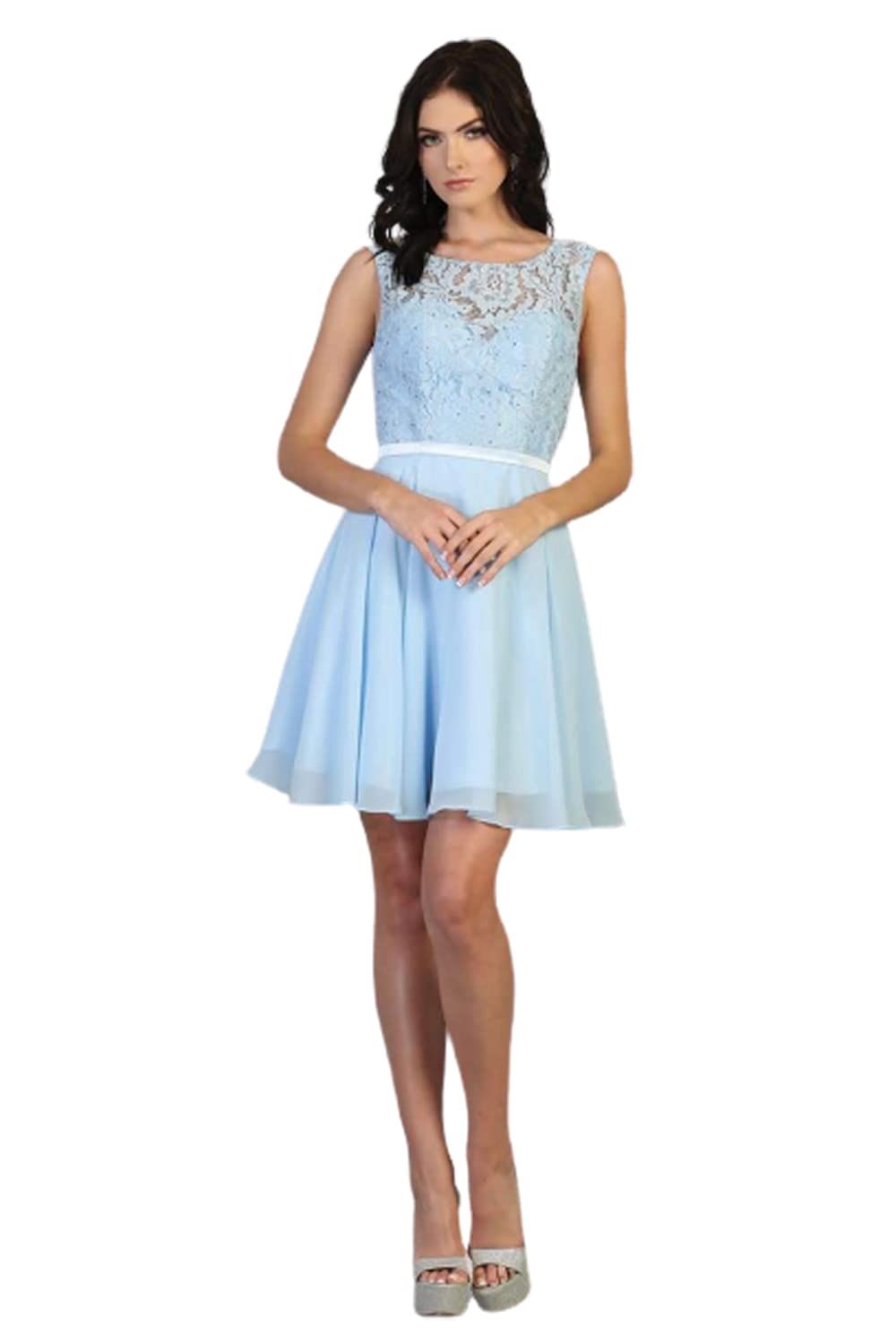 Elegant Baby Blue Bridesmaid Dresses - A-Line Floor-Length Formal Gowns for Weddings, Prom & Special Occasions
