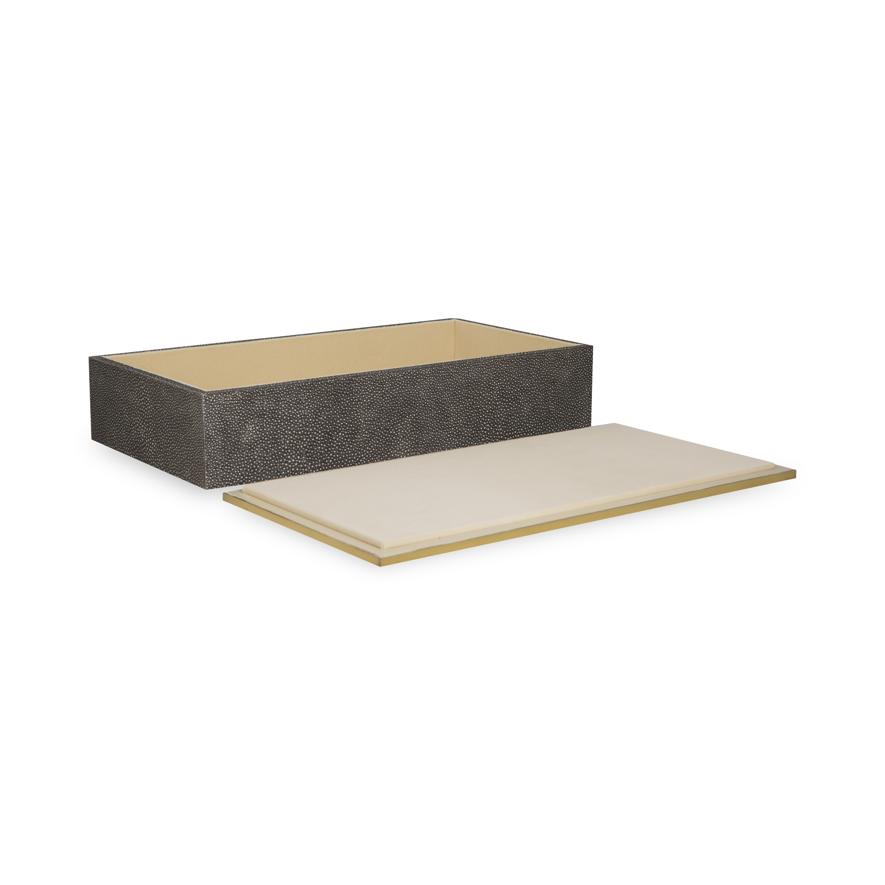 Luxury Faux Shagreen Jewelry Box - Elegant Storage for Rings, Necklaces & Accessories - Perfect for Home Decor, Gift Giving & Travel Organizer