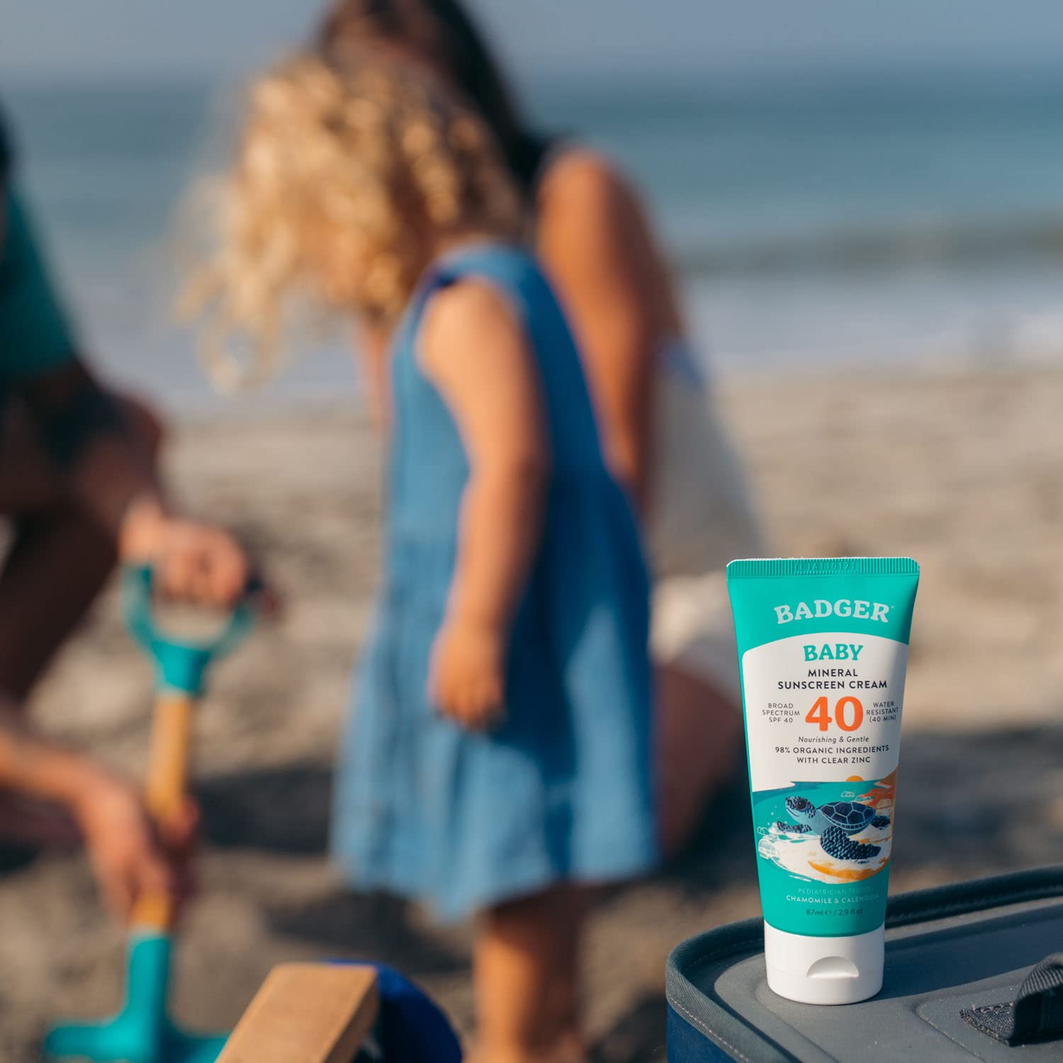 Badger Baby Bundle - SPF 40 Mineral Sunscreen for Babies, Chamomile & Lavender Baby Wash, Organic Diaper Rash Cream, Baby Oil & Balm - Pediatrician Tested Sunblock & Moisturizer for Newborns & Infants - Perfect for Daily Skincare, Sun Protection & Diaper Change Care
