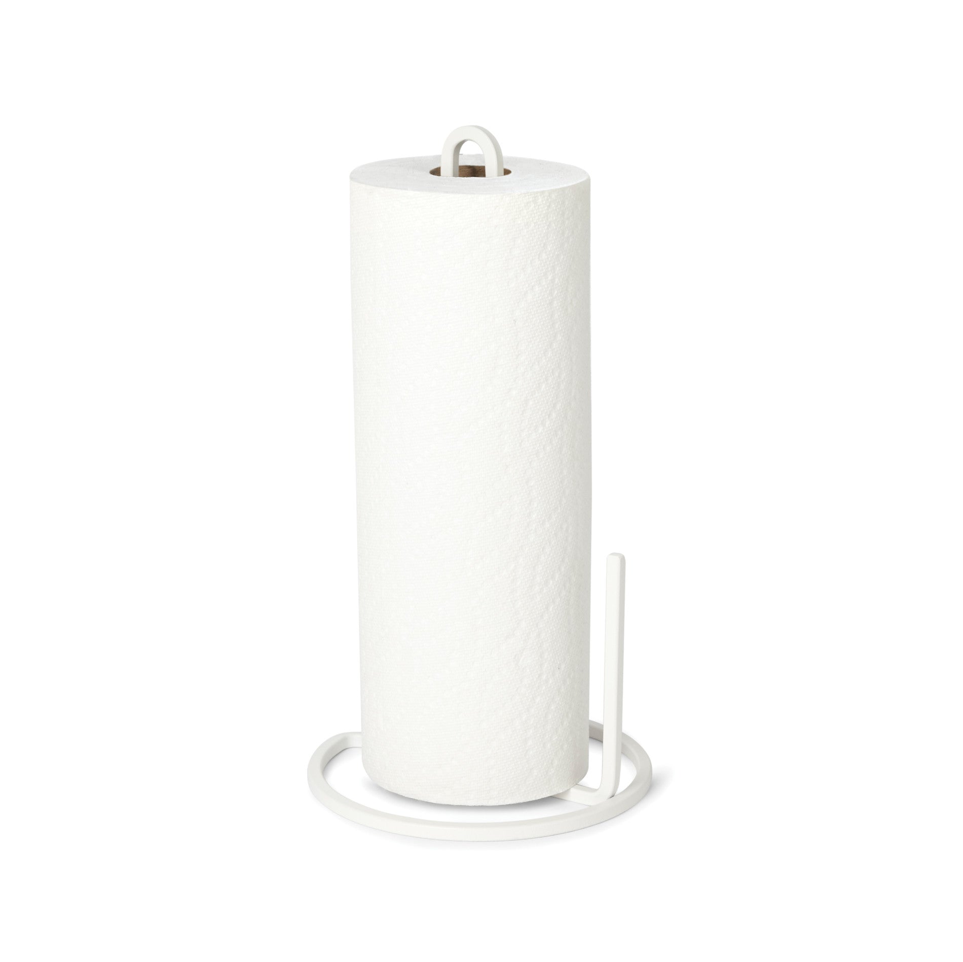 Stainless Steel Squire Paper Towel Holder - Wall Mount or Countertop, Durable & Rustproof for Kitchen, Bathroom, or Office Use