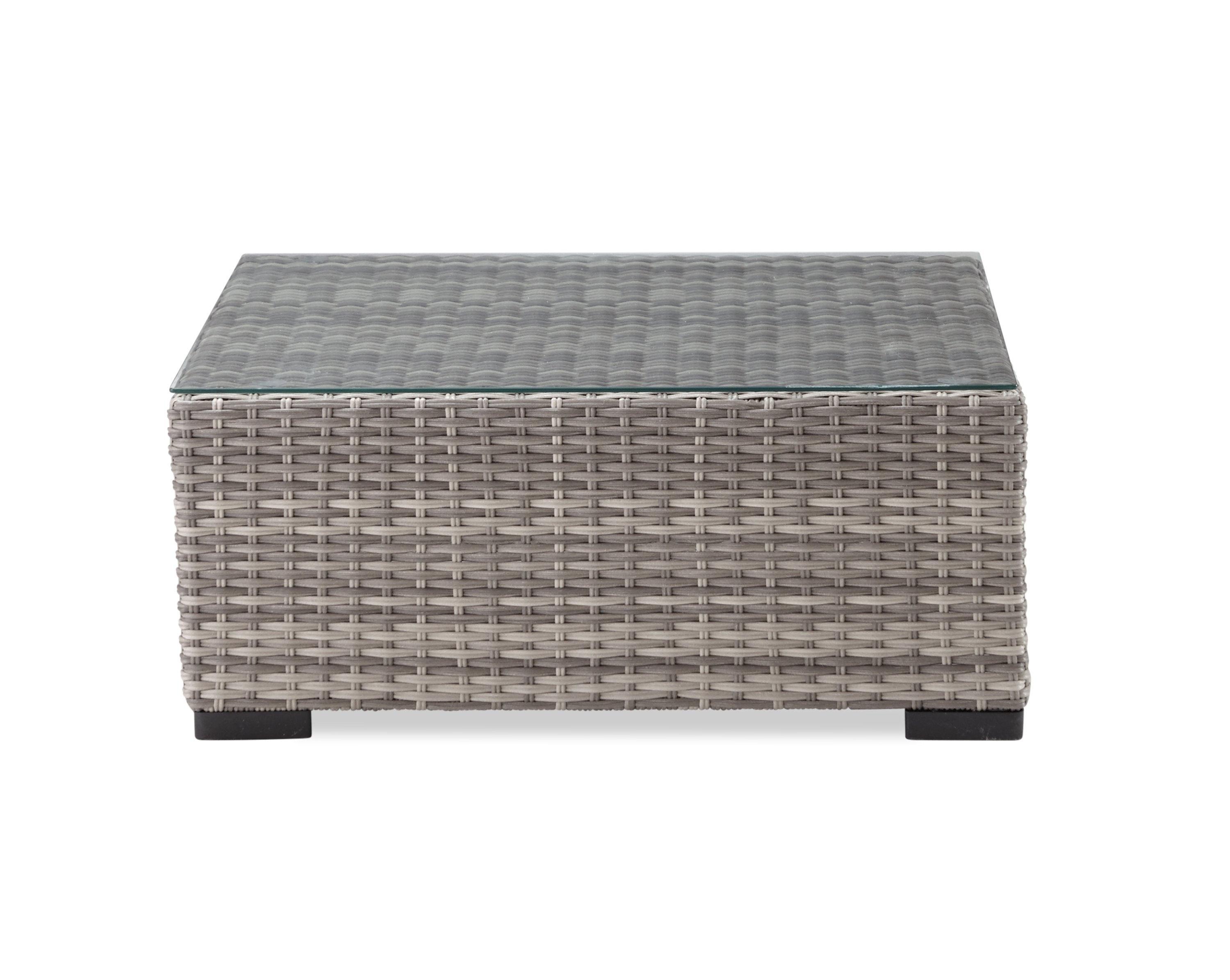 Caribe Outdoor Coffee Table - Weather-Resistant Grey Patio Furniture for Garden, Poolside & Backyard Relaxation