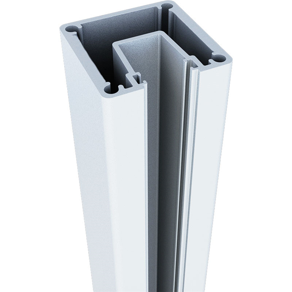 One Way Aluminum Semi-Frameless Pool Fencing & Balustrade Post - Durable Safety Barrier for Backyard Pools & Outdoor Spaces