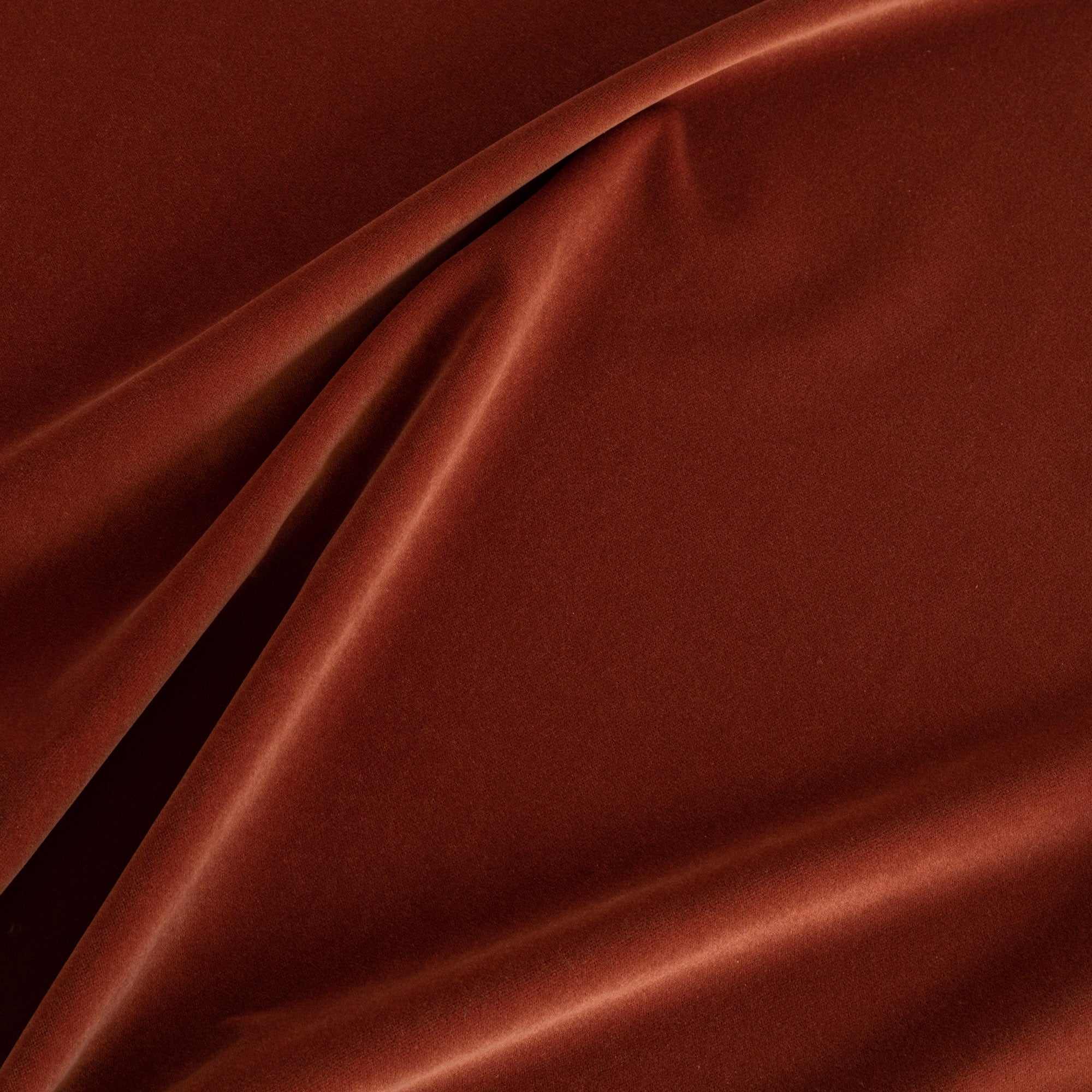 Valentina Velvet Fabric - Soft & Luxurious Paprika Red Upholstery Material for Sofas, Curtains & Home Decor