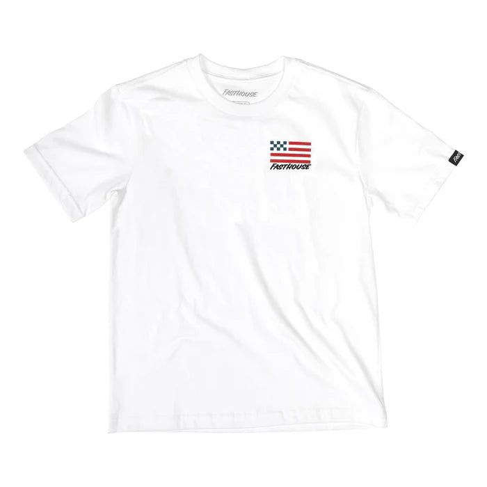 Youth Liberty Short Sleeve T-Shirt - White | Comfortable Cotton Tee for Boys & Girls | Perfect for School, Sports & Casual Wear