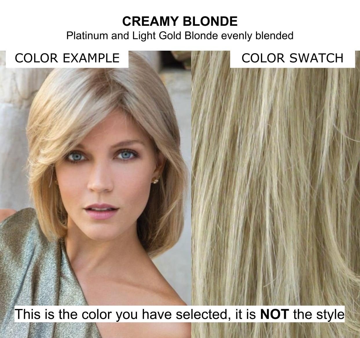 Rene of Paris Jade Wig Bundle - 3 Piece Set with Christy's Wigs Q&A Booklet & Wide Tooth Comb in Creamy Blonde | Perfect for Cosplay, Costume Parties & Everyday Wear