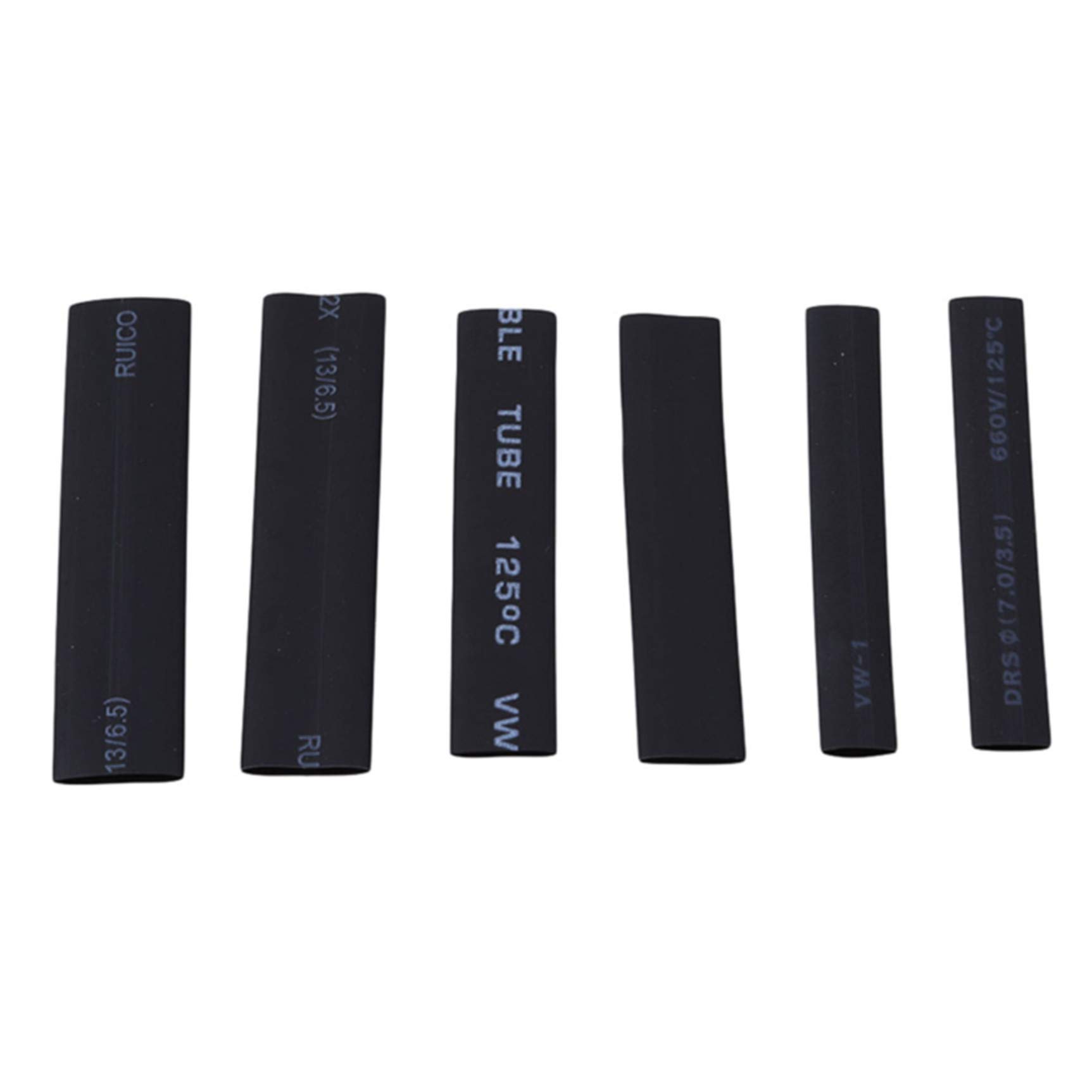 127Pcs Heat Shrink Tubing Kit - Flame Retardant Insulation Sleeves for Wire Protection (Assorted Sizes) - Perfect for Electrical Repairs, DIY Projects & Automotive Wiring