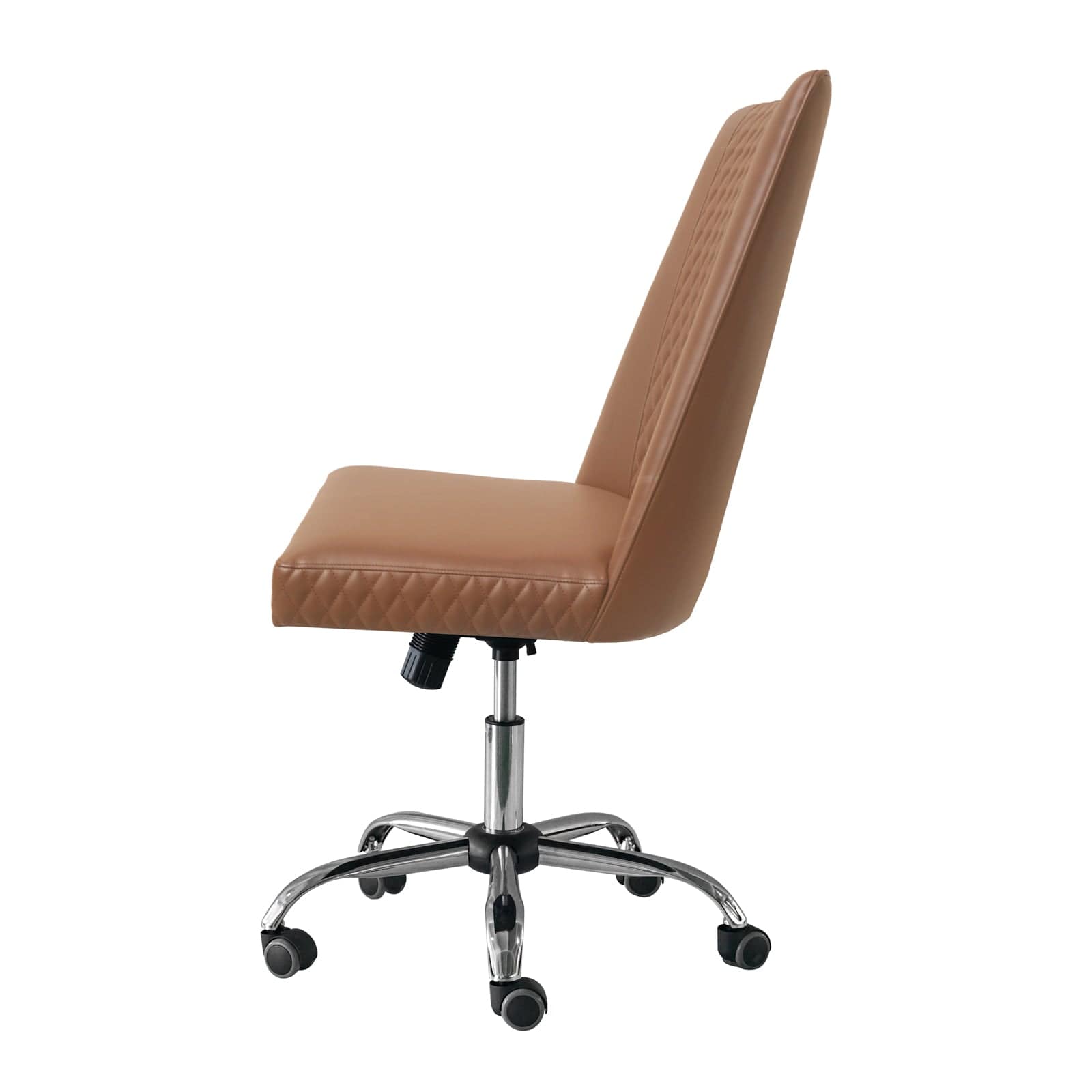 Estelle Nail Salon Manicure Pedicure Chair - Adjustable Height Salon Stool with Wheels for Nail Technicians & Clients - Perfect for Manicure, Pedicure & Spa Treatments