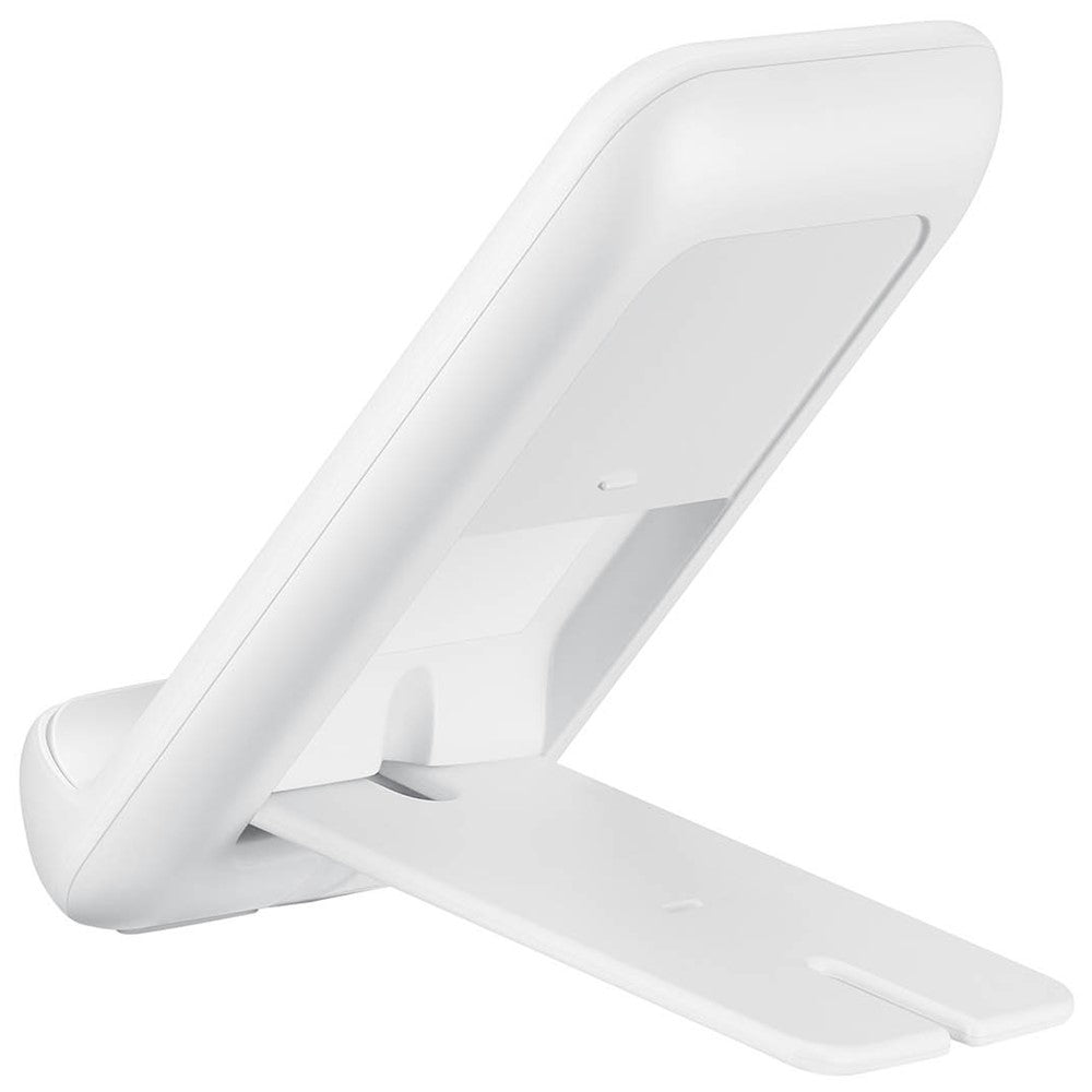Samsung EP-N3300T 9W Convertible Wireless Charging Stand with 15W Fast Charging Cube | Renewed Like New in White | Perfect for Home, Office & Travel Charging