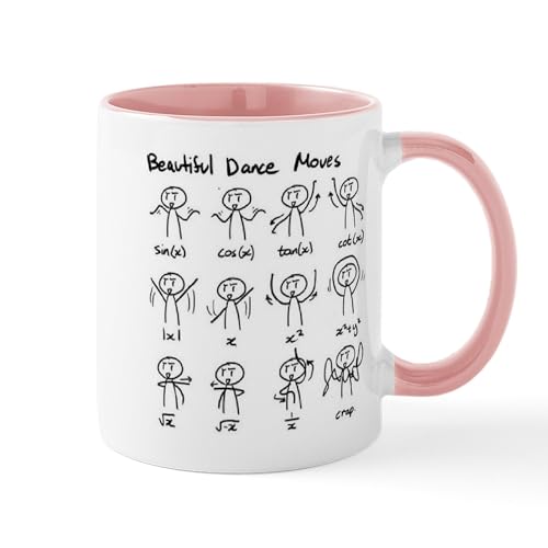 White/Pink Inside - Beautiful (Math) Dance Moves Mug