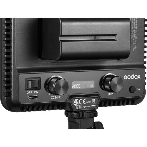 Godox LDP18D 18W Bi-Color LED Video Light Panel - 3200K-5600K Adjustable, CRI≥95 for Photography, YouTube & Studio Lighting - Perfect for Vlogging, Interviews & Indoor Filming