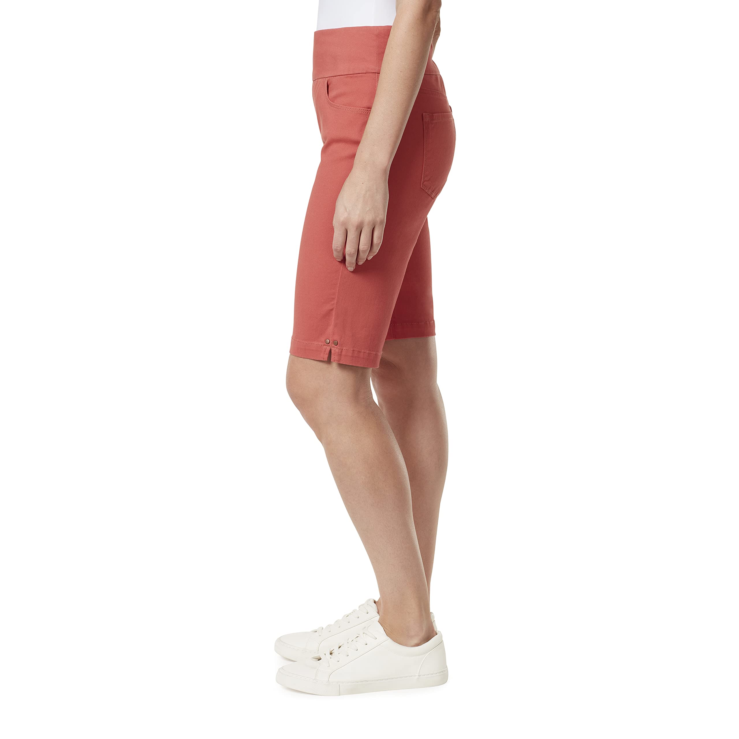 Gloria Vanderbilt Women's Bermuda Shorts - Comfortable Pull-On for Casual Wear