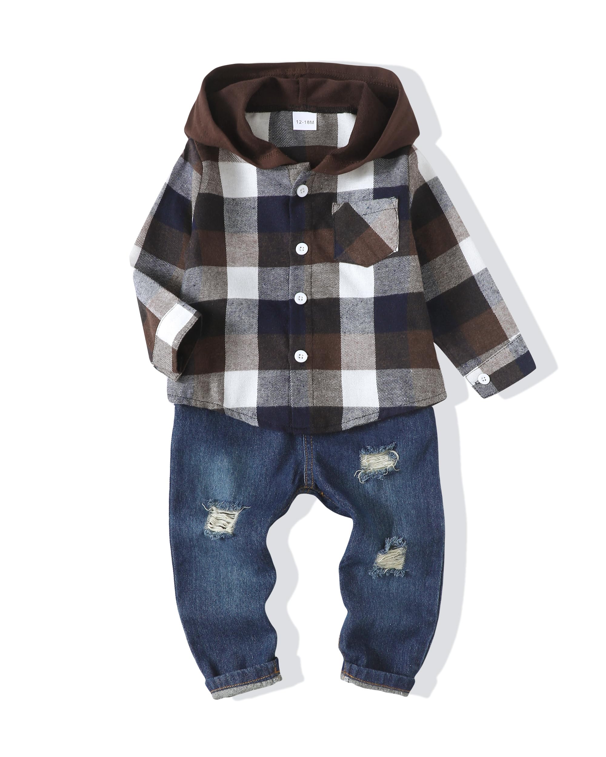 Adorable Toddler Boy Summer Outfits - Short Sleeve Shirt & Shorts Set for Infant Boys | Perfect for Playdates, Beach Trips & Outdoor Adventures