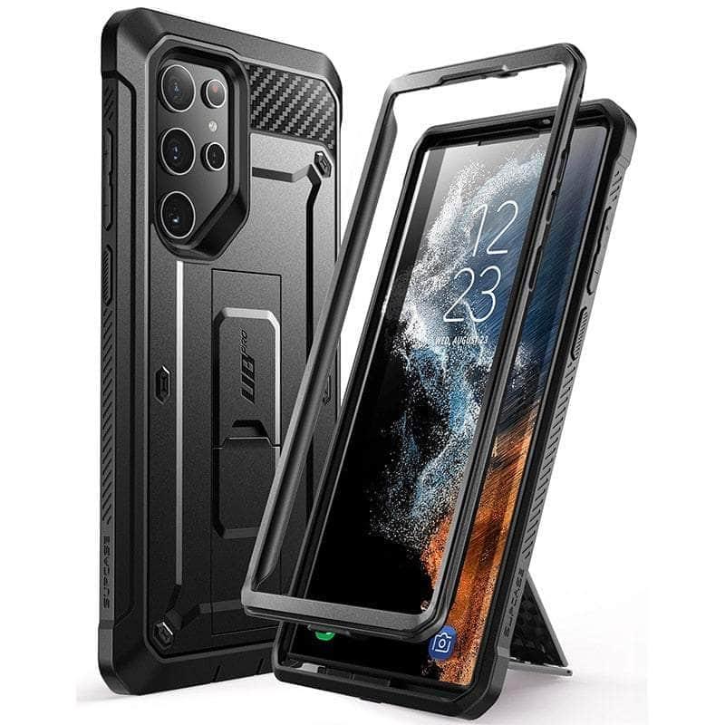 SUPCASE UB Pro Full Body Holster Case for Samsung Galaxy S22 Ultra - Rugged Protective Cover with Belt Clip for Outdoor & Work Use