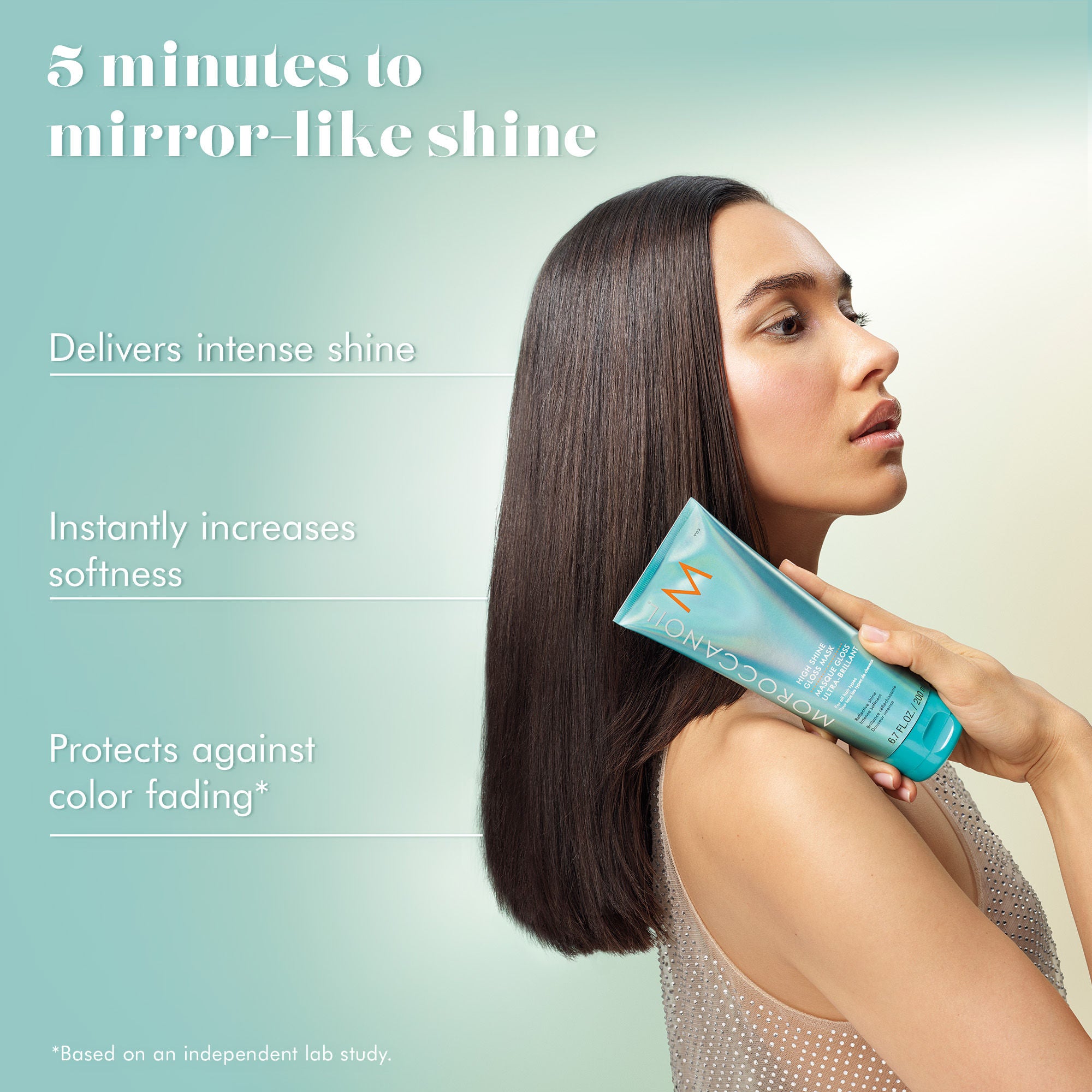 High Shine Gloss Hair Mask - Deep Conditioning Treatment for Shiny, Smooth & Healthy Hair - Perfect for Dry, Damaged Hair Care & Salon-Quality Results at Home