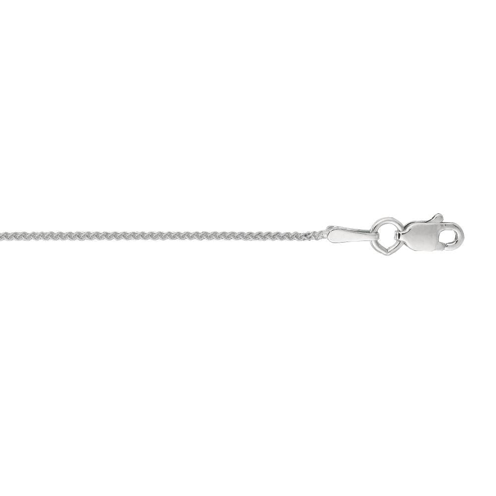 10K Gold 1.0mm Wheat Chain Necklace for Women - Dainty Delicate Jewelry for Everyday Wear, Layering & Gifts | Wedding, Anniversary, Birthday Present