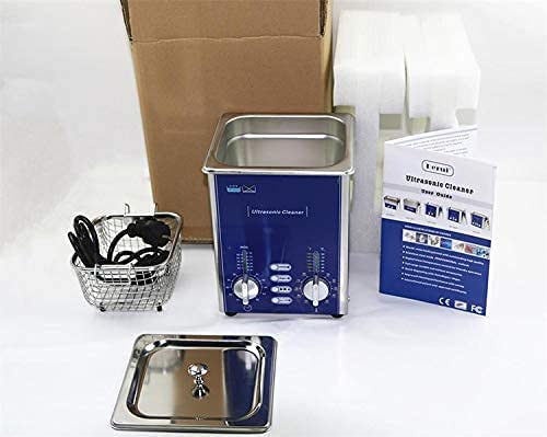 2L Professional Ultrasonic Jewelry Cleaner with Timer & Heater - Degas Sweep for Rings, Eyeglasses, Dentures, Coins & PCB Cleaning | Stainless Steel Basket | Perfect for Jewelry Stores, Home Cleaning & Electronics Maintenance