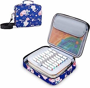 Women's Bible Cover with Handle & Zipper - Large Protective Case for Church & Travel - Floral Gift
