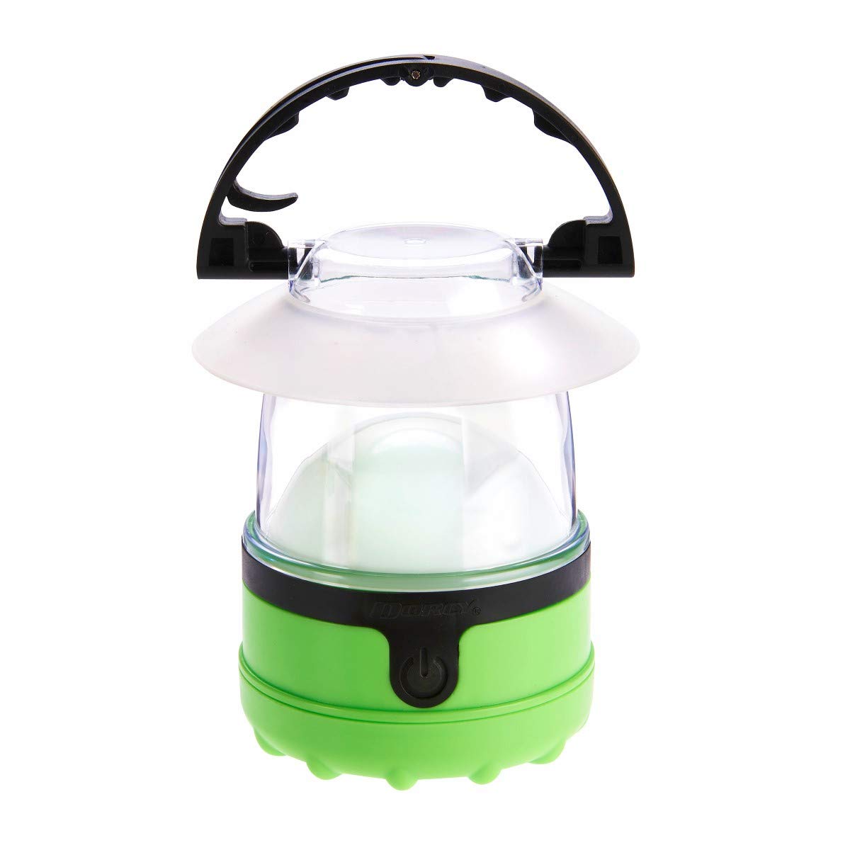 Dorcy 41-3019 4 LED Mini Lantern with Hanging Hooks - Battery Included, 3-Pack (Green) - Perfect for Camping, Emergencies & Outdoor Adventures