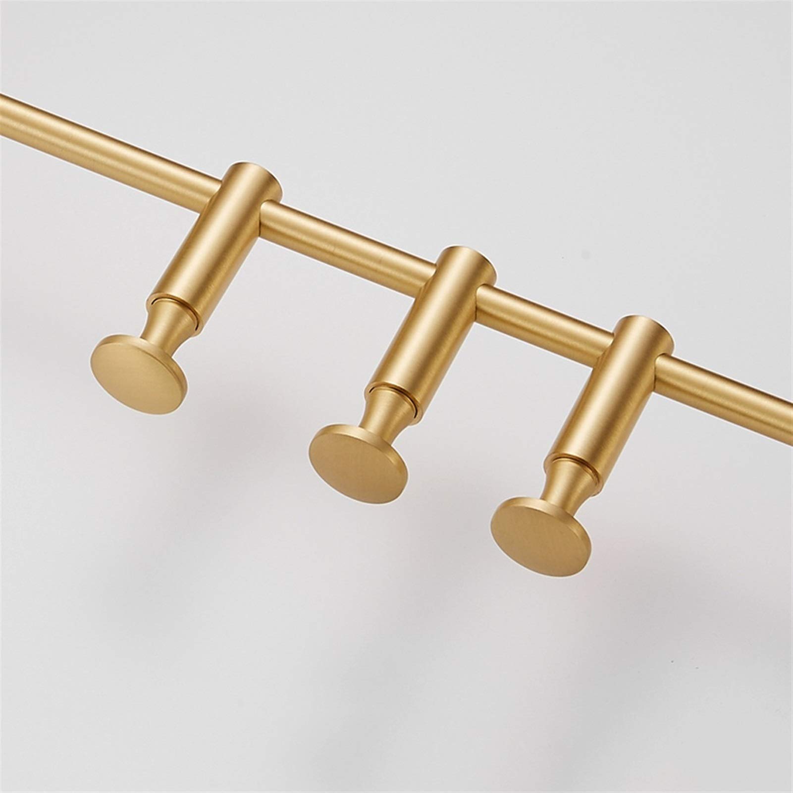 Premium Rotatable Brass Coat Rack - Wall Mounted Light Luxury Clothes Hook for Bedroom & Living Room | Space-Saving Entryway Organizer for Hats, Coats & Jackets (Perfect for Small Apartments & Modern Home Decor)