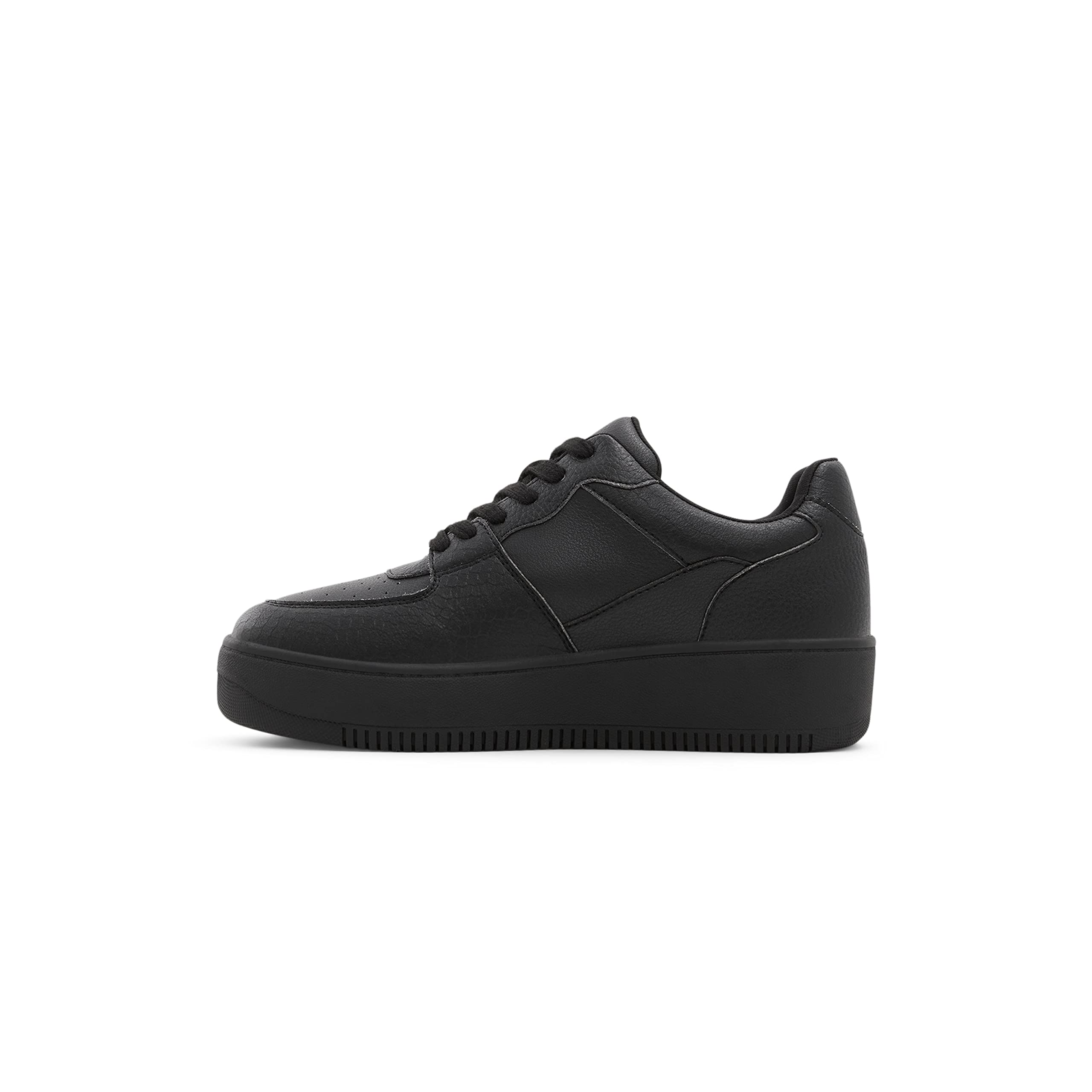 Call It Spring Women's Fresh Sneakers - Black Comfortable Casual Shoes Size 8 | Perfect for Walking, Running & Everyday Wear