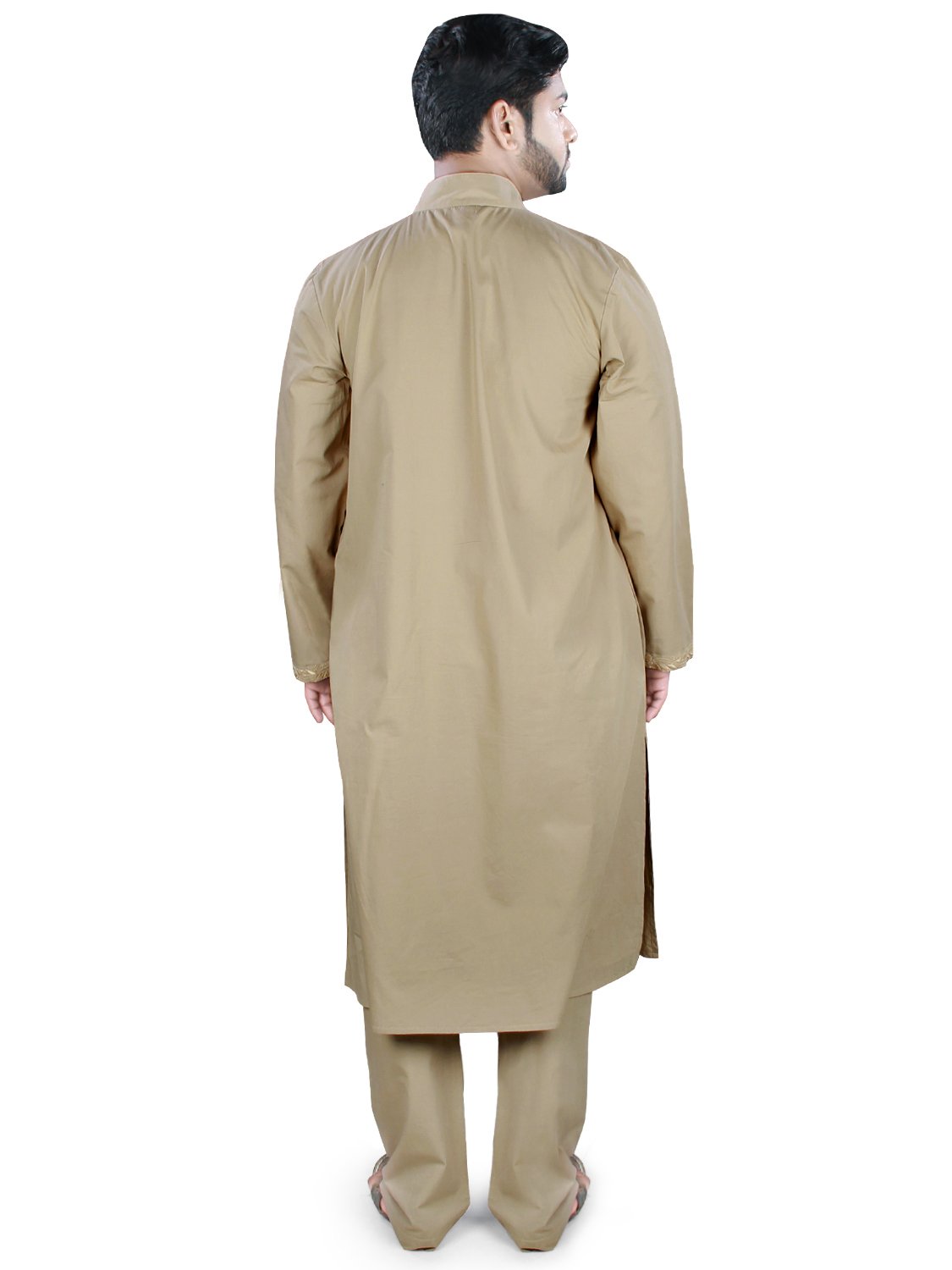 Men's Islamic Clothing - Light Embroidered Kurta Pajama Set for Eid, Ramadan & Daily Wear | Traditional Muslim Prayer Outfit