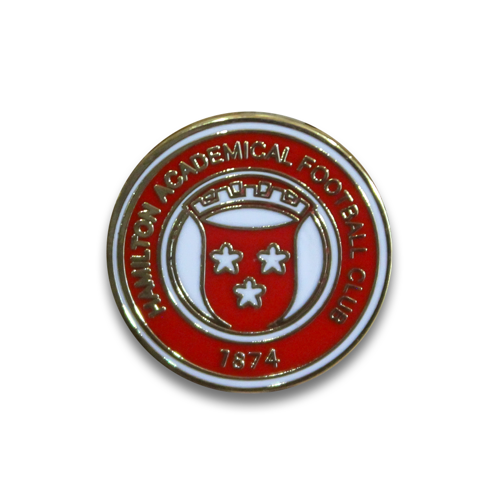 Hamilton Academical FC Pin Badge - Official Football Club Enamel Lapel Pin - Perfect for Fans, Collectors & Match Day Outfits
