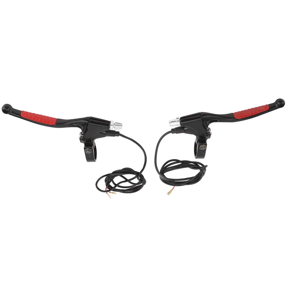 2pcs Aluminum Alloy Bike Brake Levers for E-Bikes & Scooters - Lightweight & Durable Electric Brake Handles for Commuting & Off-Road Cycling
