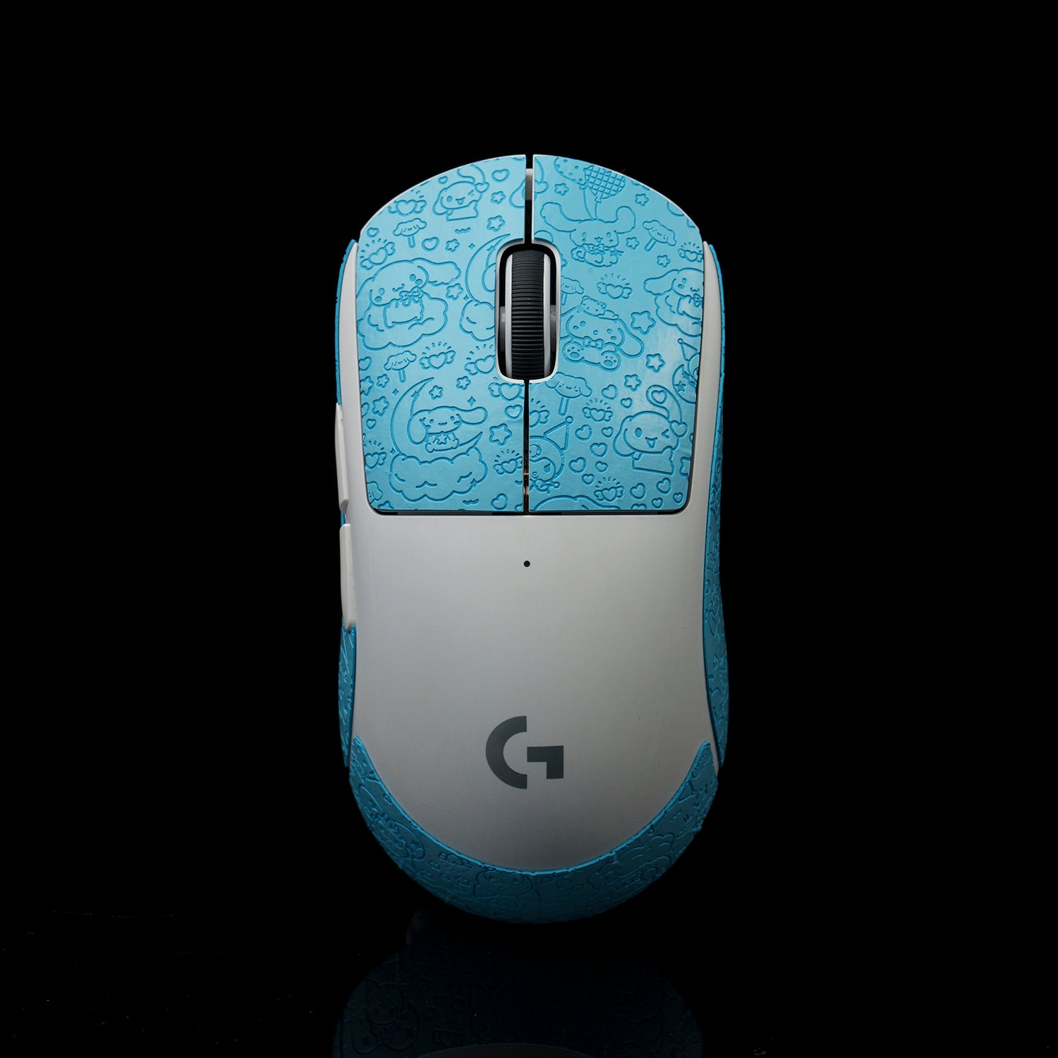BT.L Mouse Grip V4 for Logitech G Pro X Superlight & Superlight 2 - Sky Blue Cartoon Design | Non-Slip Gaming Grip Tape | Perfect for FPS, MOBA & Esports Tournaments