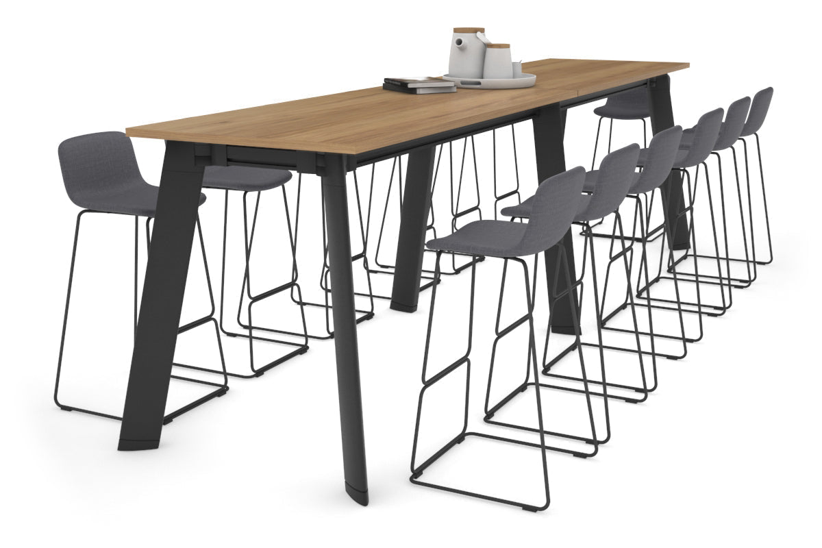 Switch Collaborative Counter High Table - 3200L x 800W - Modern Office Standing Desk for Coworking Spaces, Home Offices & Commercial Use