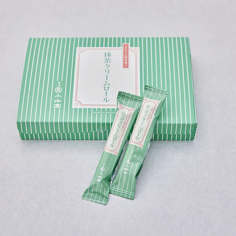 Premium Marukyu Koyamaen Matcha Green Tea Cream Wafer Roll Cookies - 16 Piece Pack - Perfect for Tea Time, Gifts & Japanese Snack Lovers