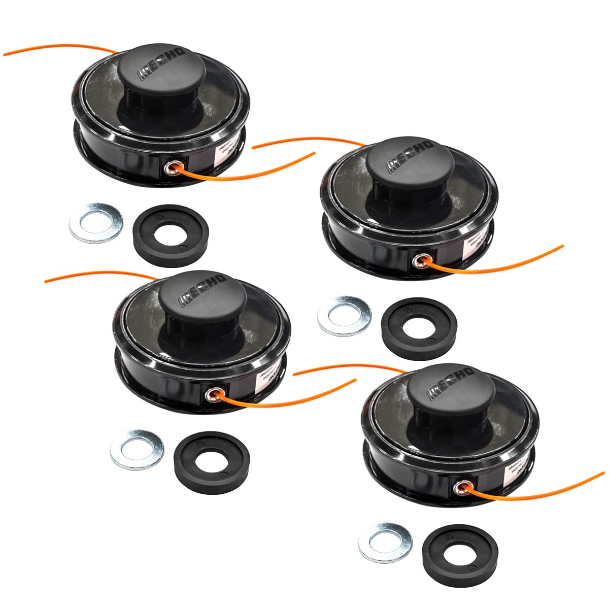 Genuine OEM Echo 4PK Echomatic Bump Head 21560070 for SRM Straight Shaft Trimmers - Perfect for Lawn Care, Landscaping & Professional Yard Maintenance