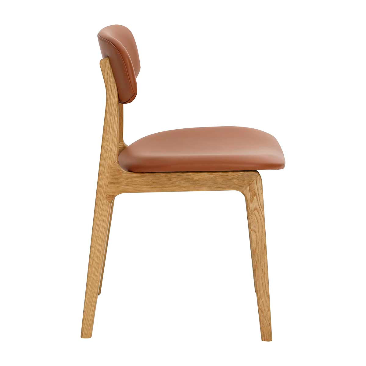 Premium Alaska Leather Dining Chair - Genuine Leather Upholstered, Ergonomic Design for Comfortable Dining - Perfect for Home, Restaurant, and Office Use