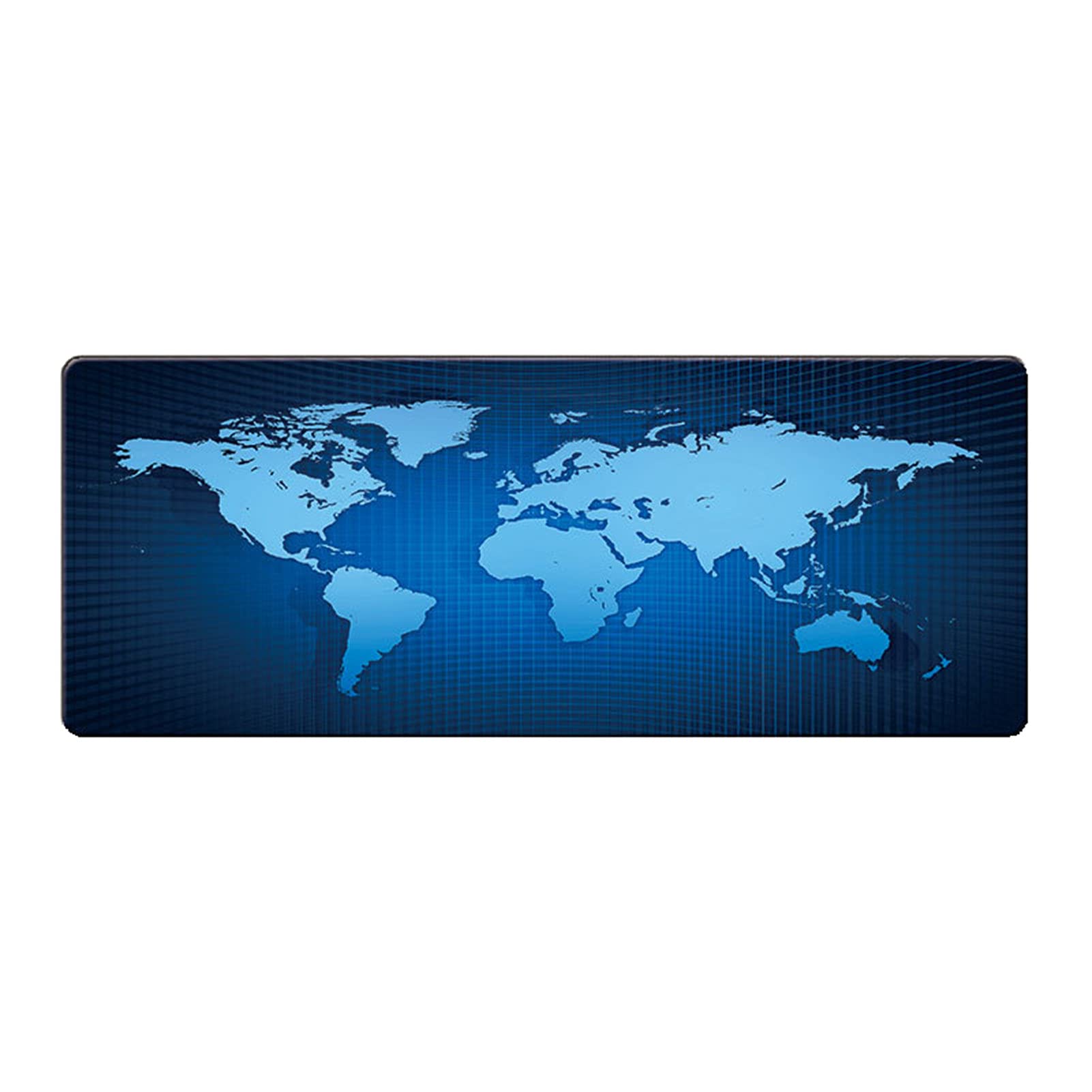 Hislaves Large World Map Gaming Mouse Pad - Non-Slip Desk Mat with Carpet Surface for PC, Laptop & Office Use - Perfect Computer Accessory for Gamers & Professionals